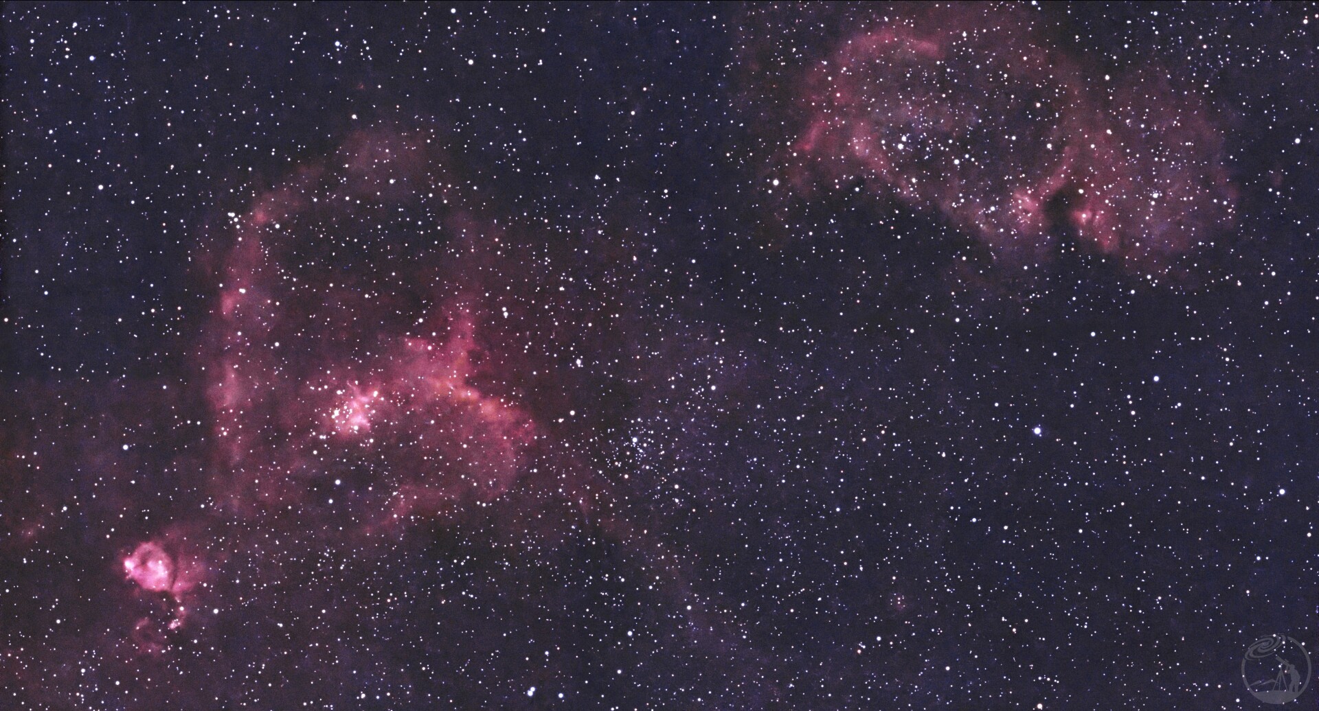 心脏星云和灵魂星云广域