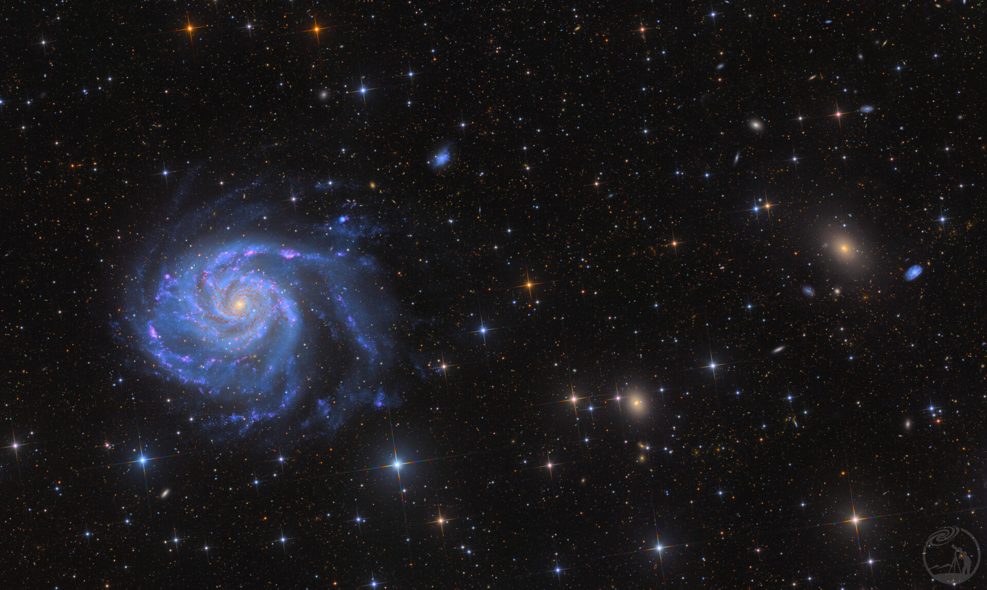 M101风车星系LRGB