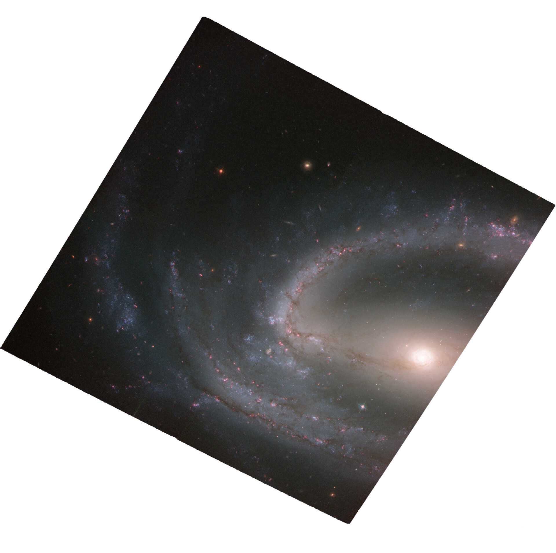 NGC 1300棒旋星系和星系核