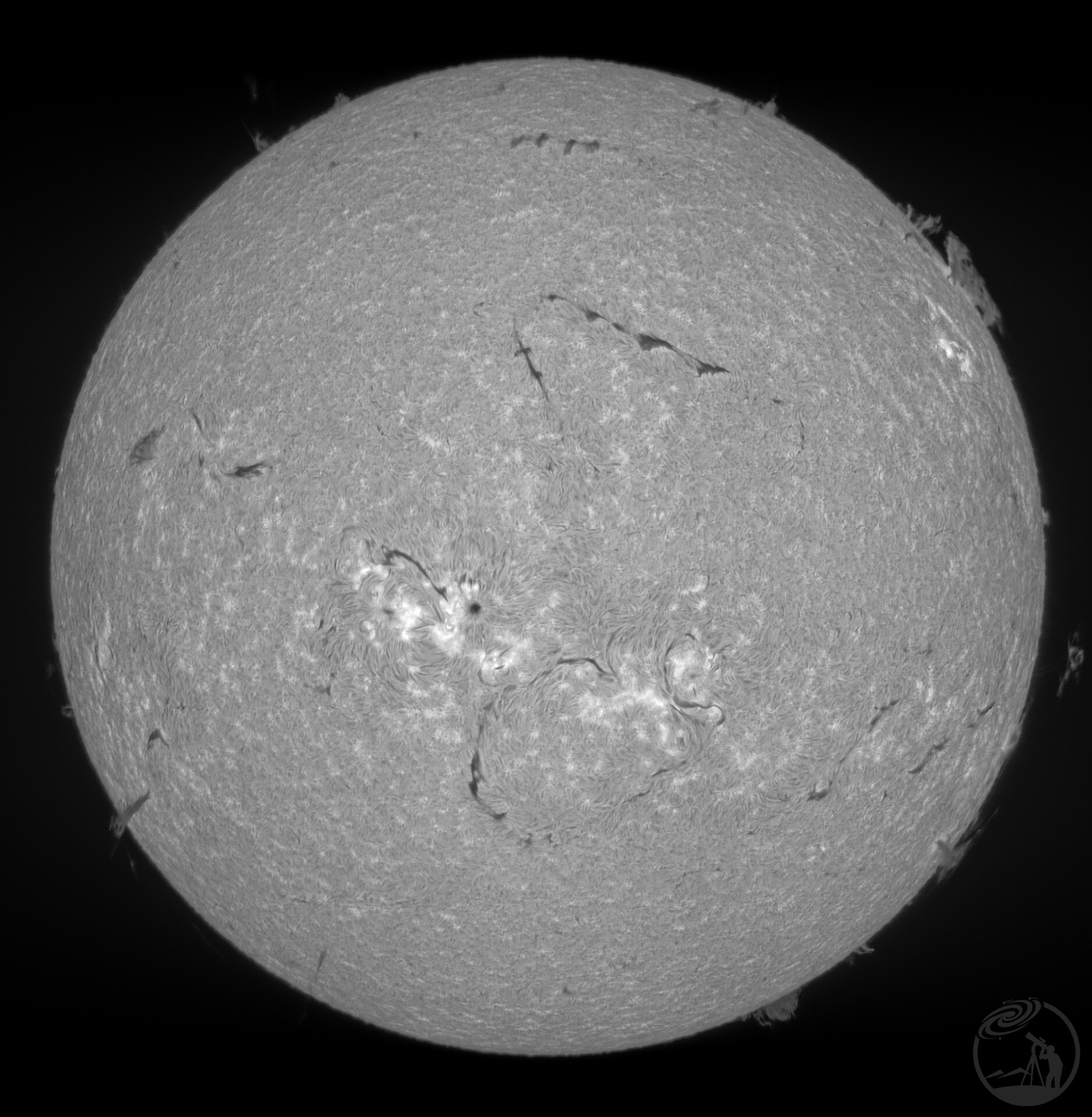 20260110太阳光谱仪线扫成像Ha/CaK