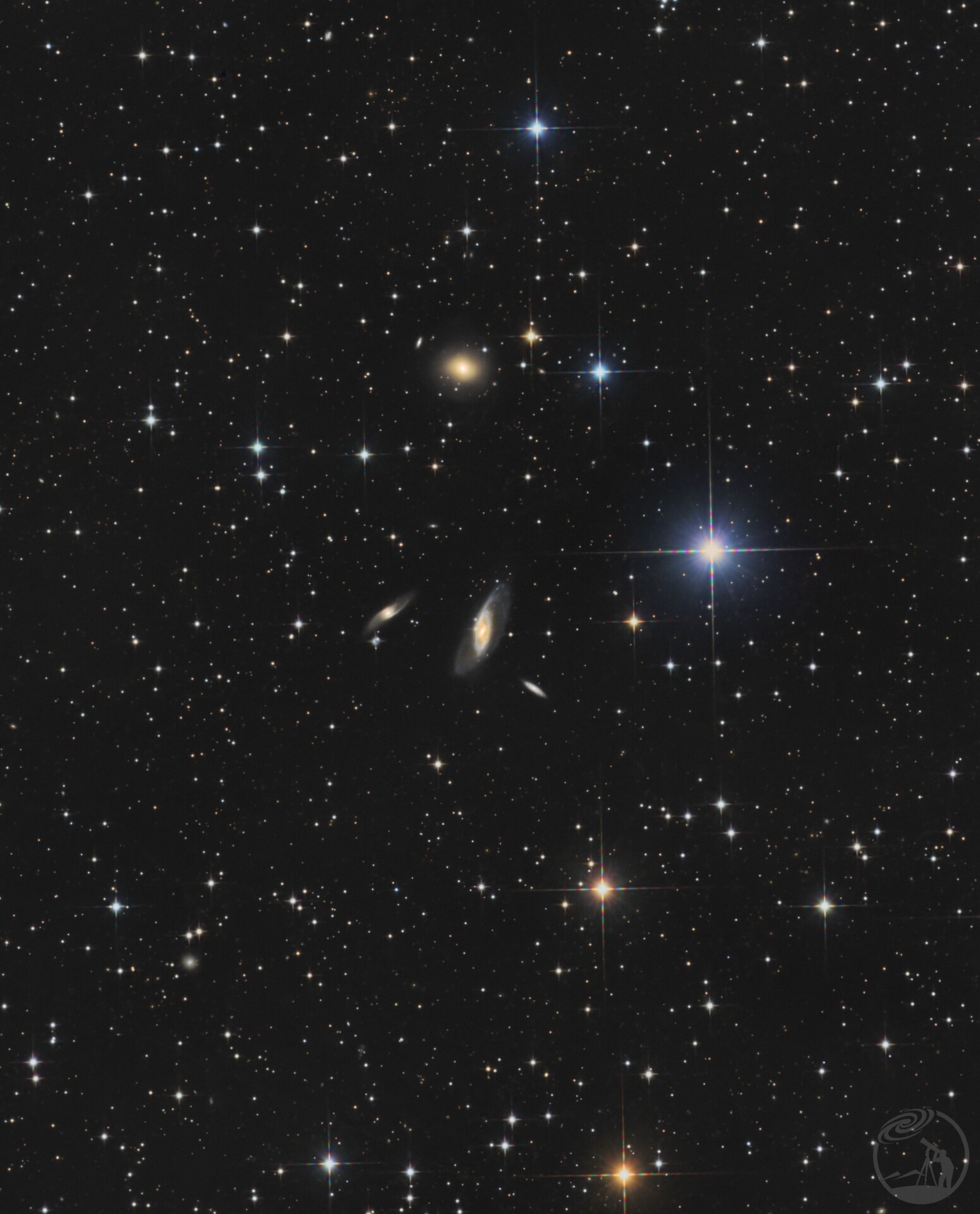 没人拍的小星系hickson 10