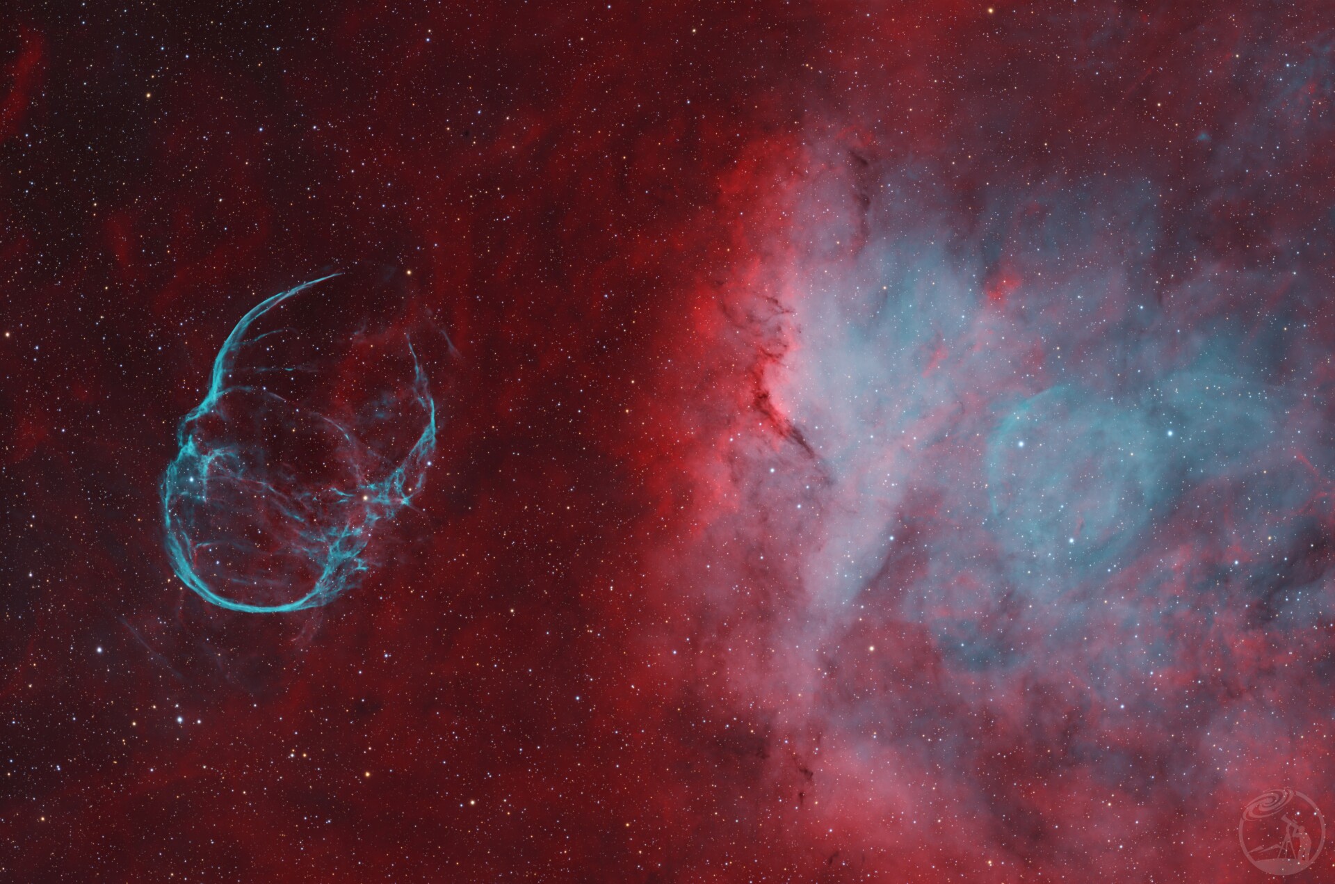 SNR G206.9+2.3蚕蛹星云广域