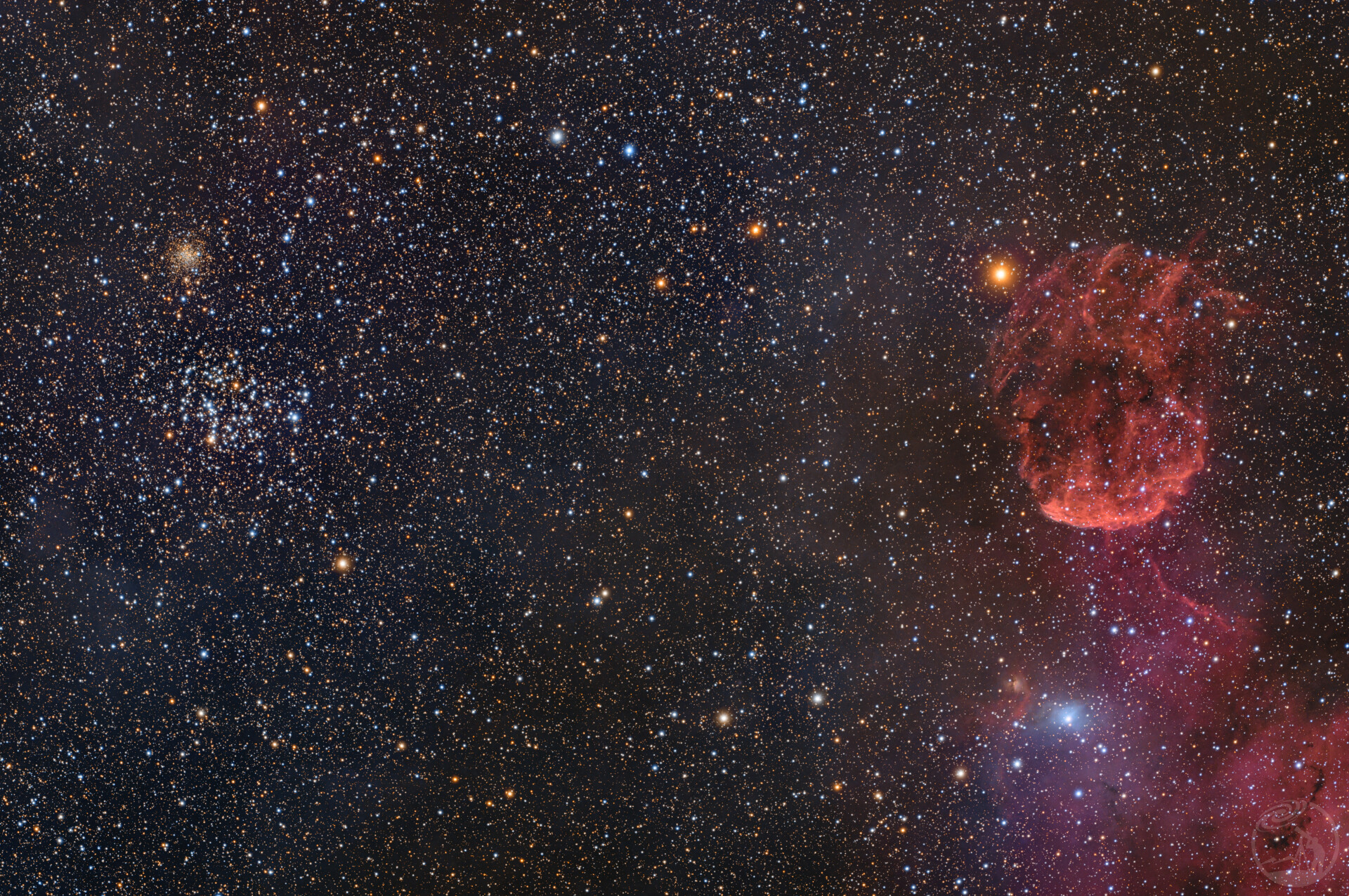 M35、NGC2158、水母星云