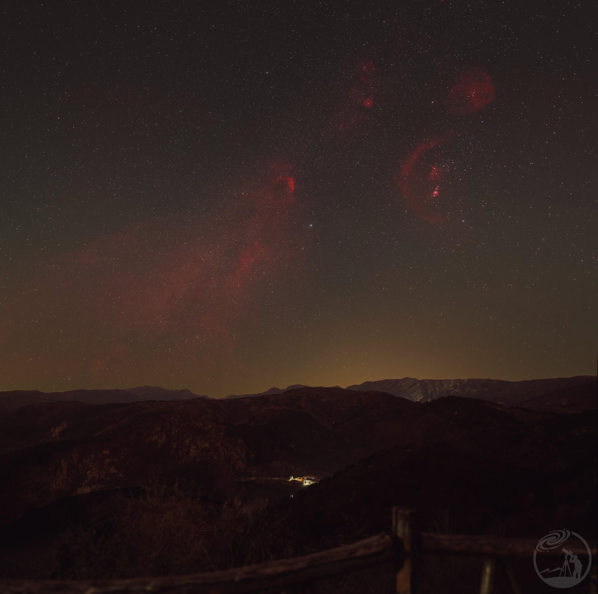 百丈崖冬季银河