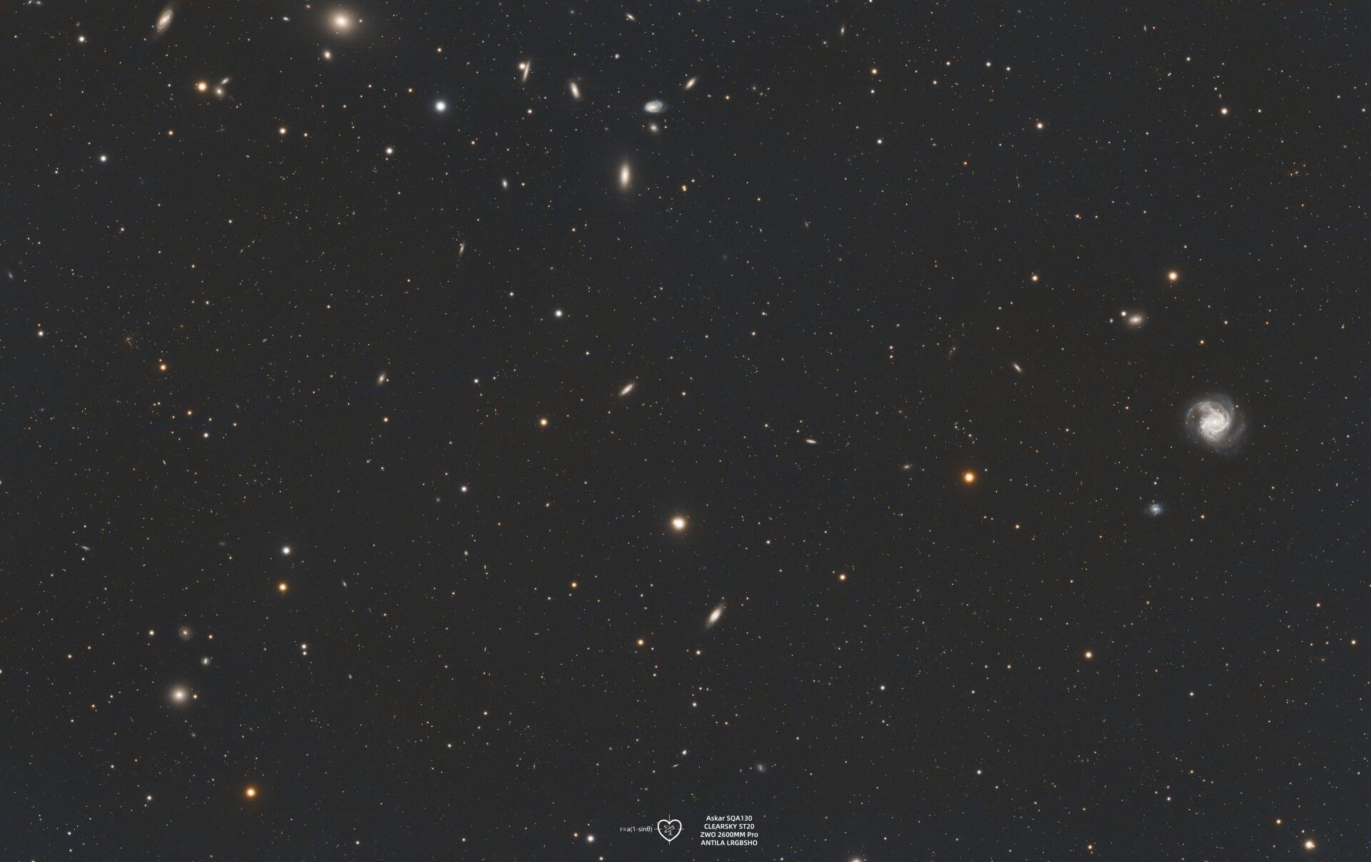 M61及其附近星系群