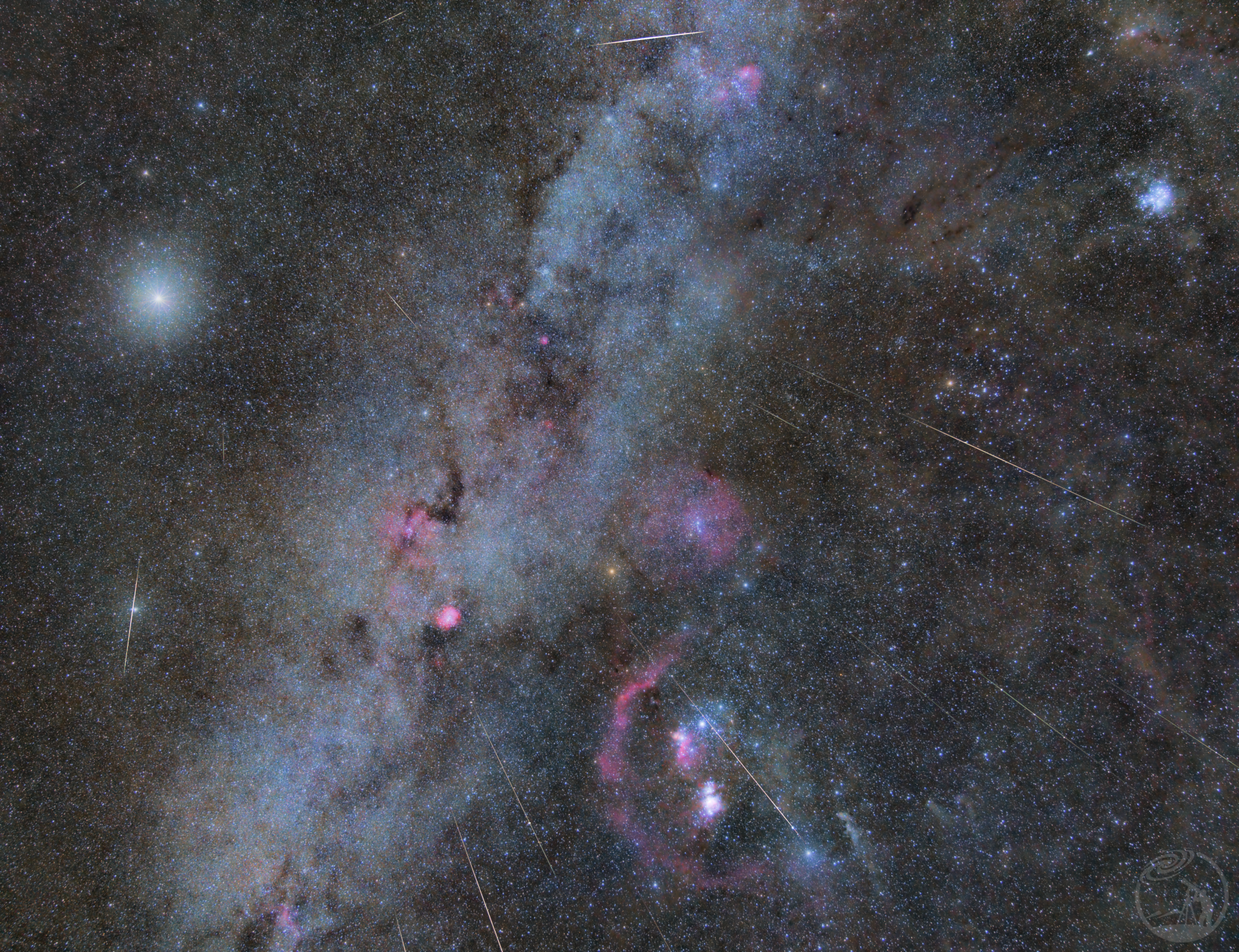 冬季银河广域与双子座流星雨