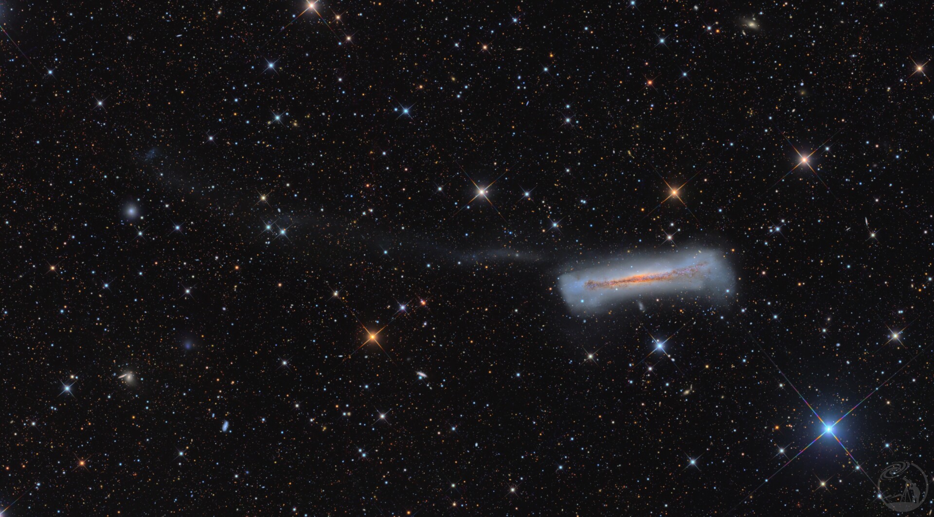 NGC3628 LRGB