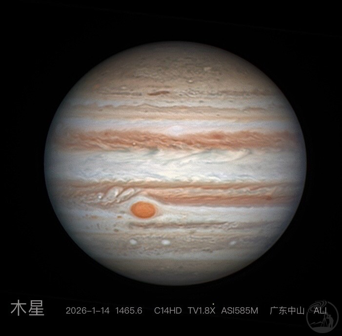 2026-1-14木星与大红斑