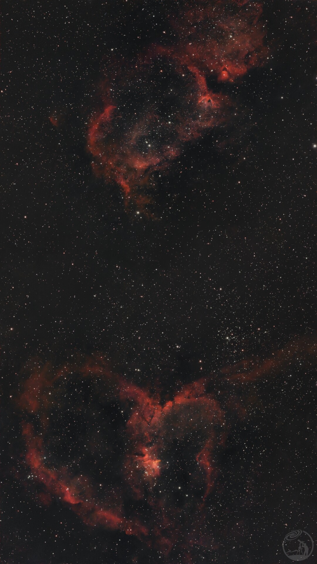 新年第一次出图——心脏星云