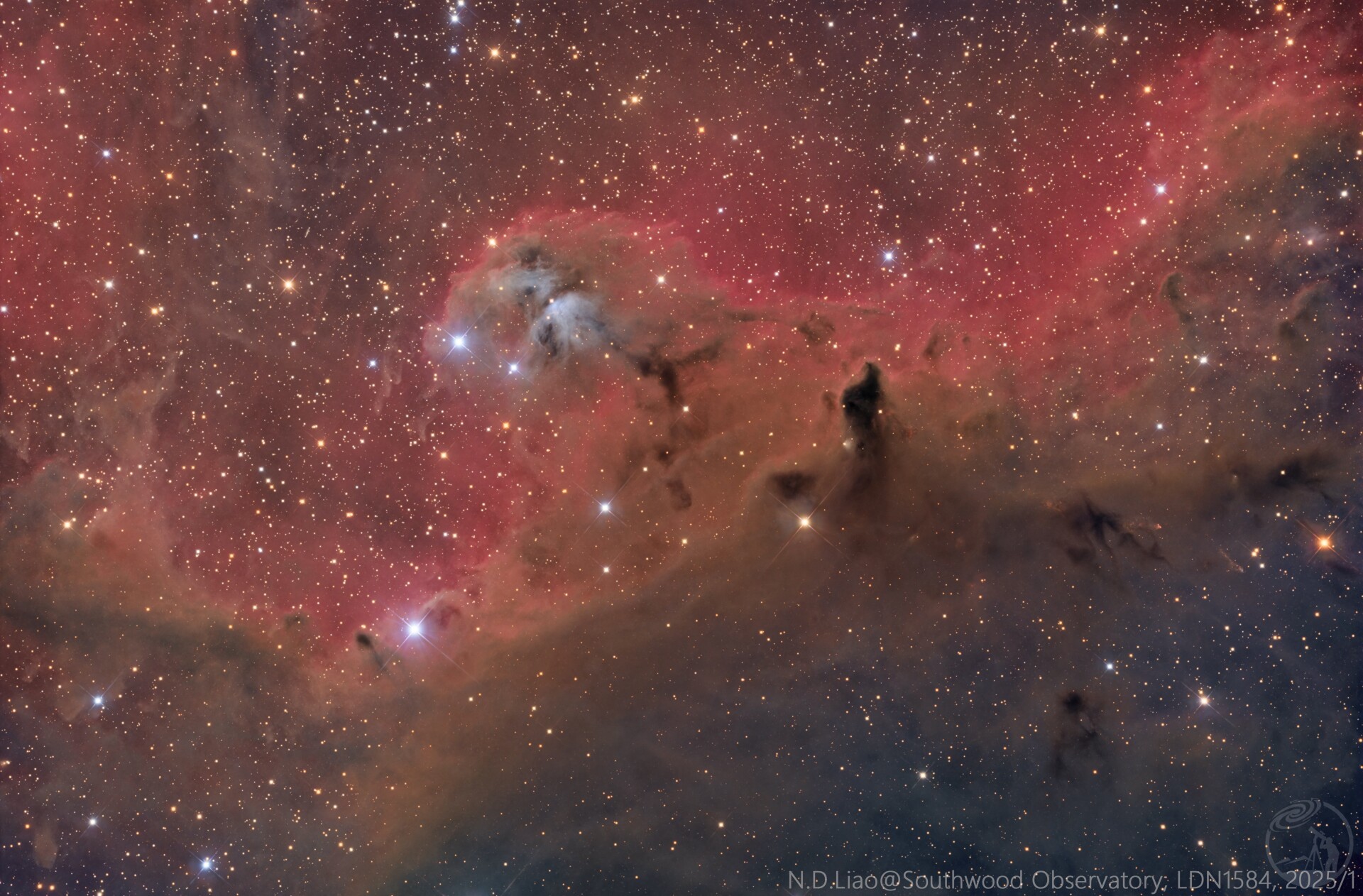 猎户座头顶的不知明暗云气