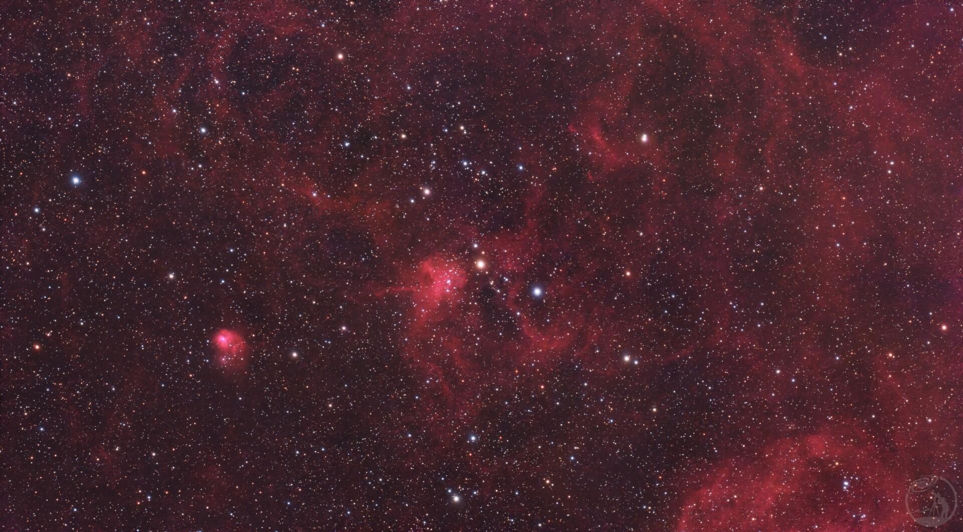 DWARF3拍摄蜘蛛星云&苍蝇星云