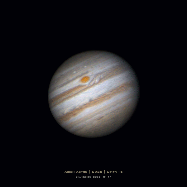 木星GRS自转1.5h延迟动画 2026-01-14