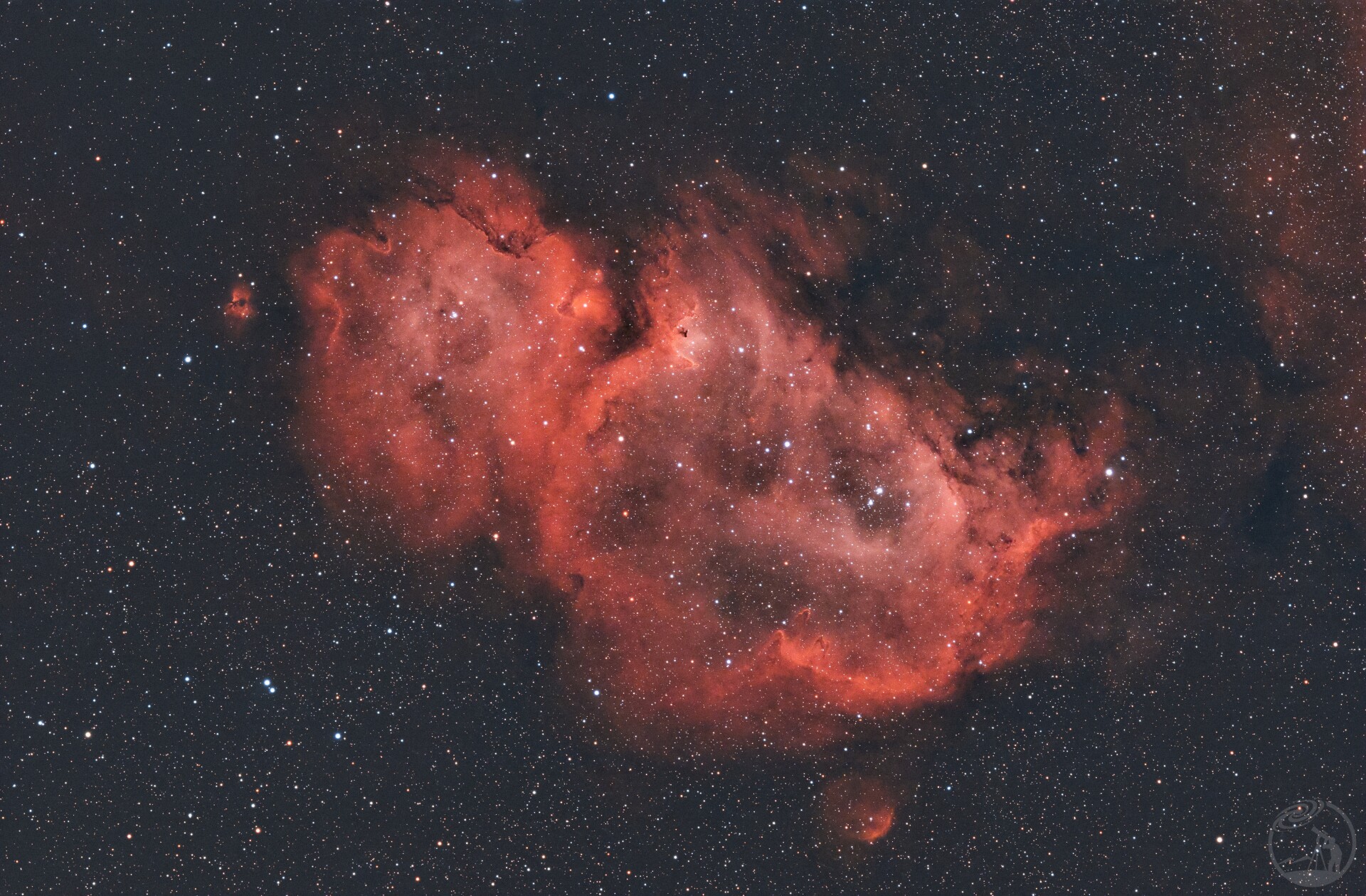 IC 1848 灵魂星云 老素材重新做一次后期