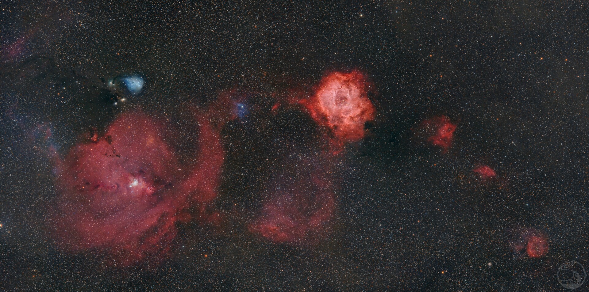 玫瑰广域和它的三个小伙伴