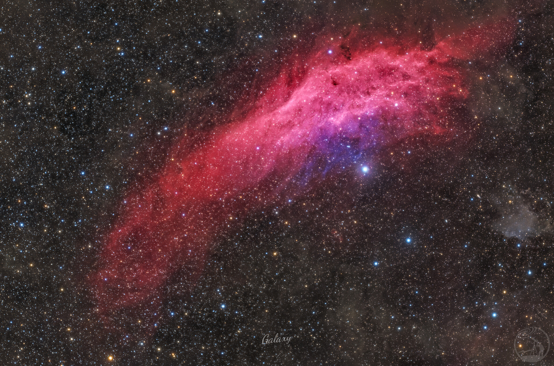 加州星云——燃烧的刀刃