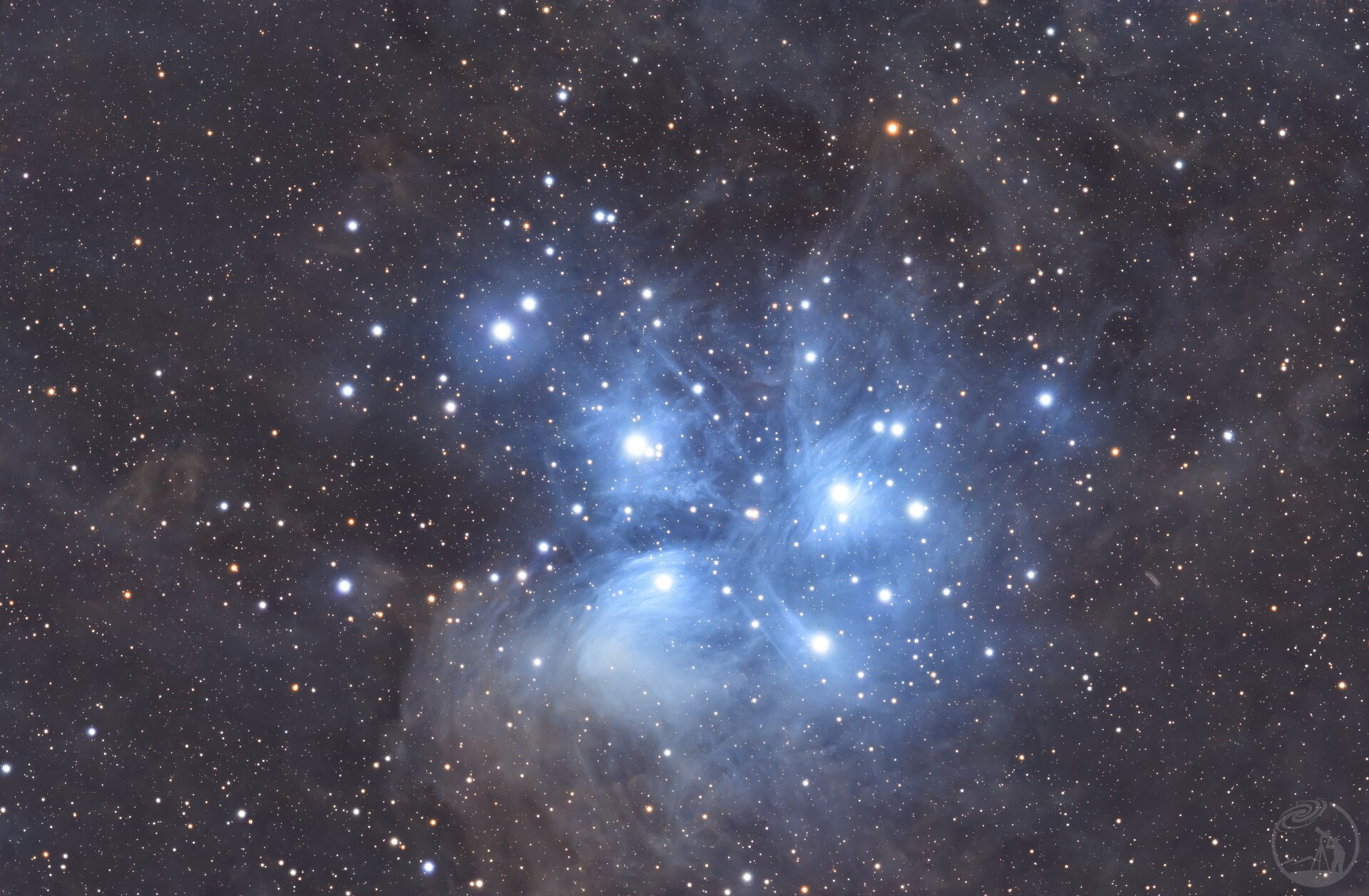 M45老素材重新处理，暗云信噪比有点低