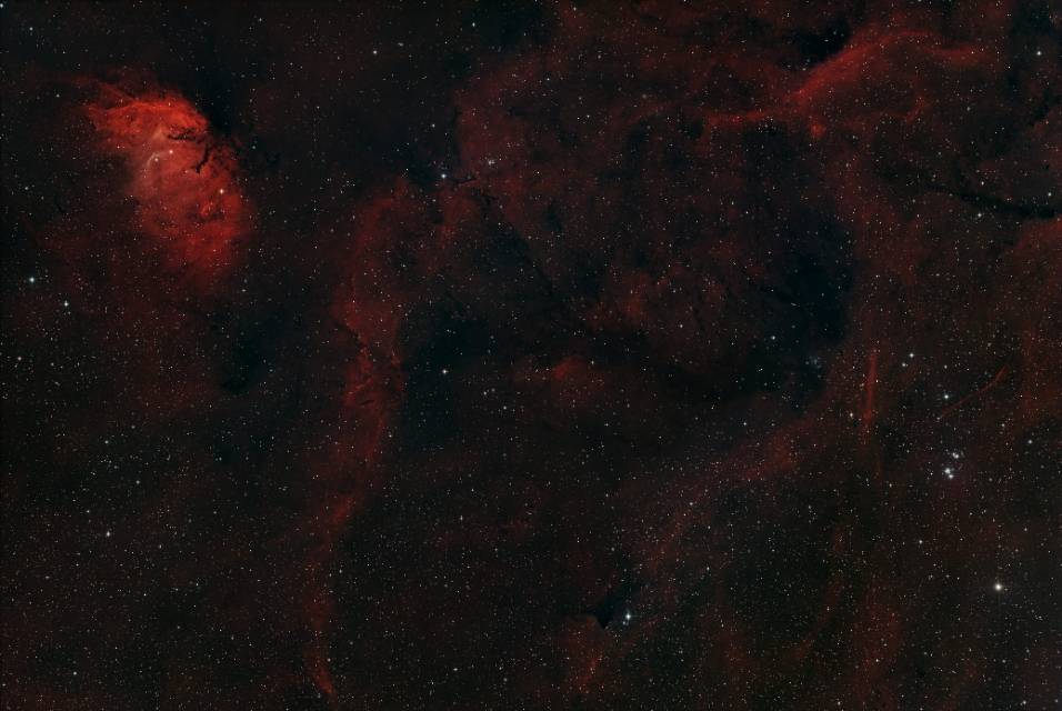 Barnard 144盘鱼反射星云