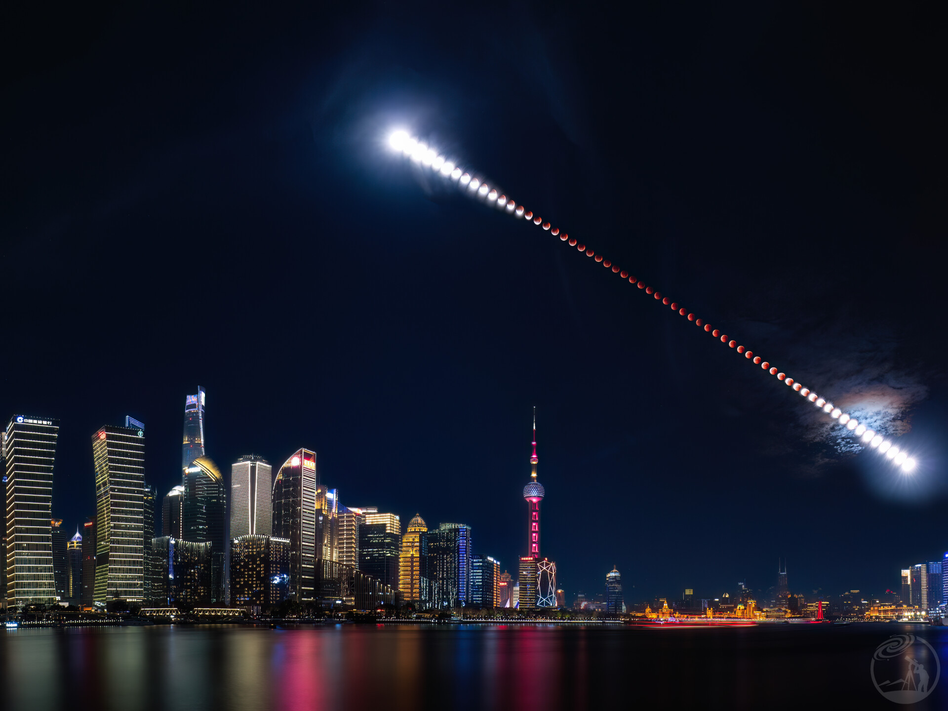 陆家嘴月全食序列