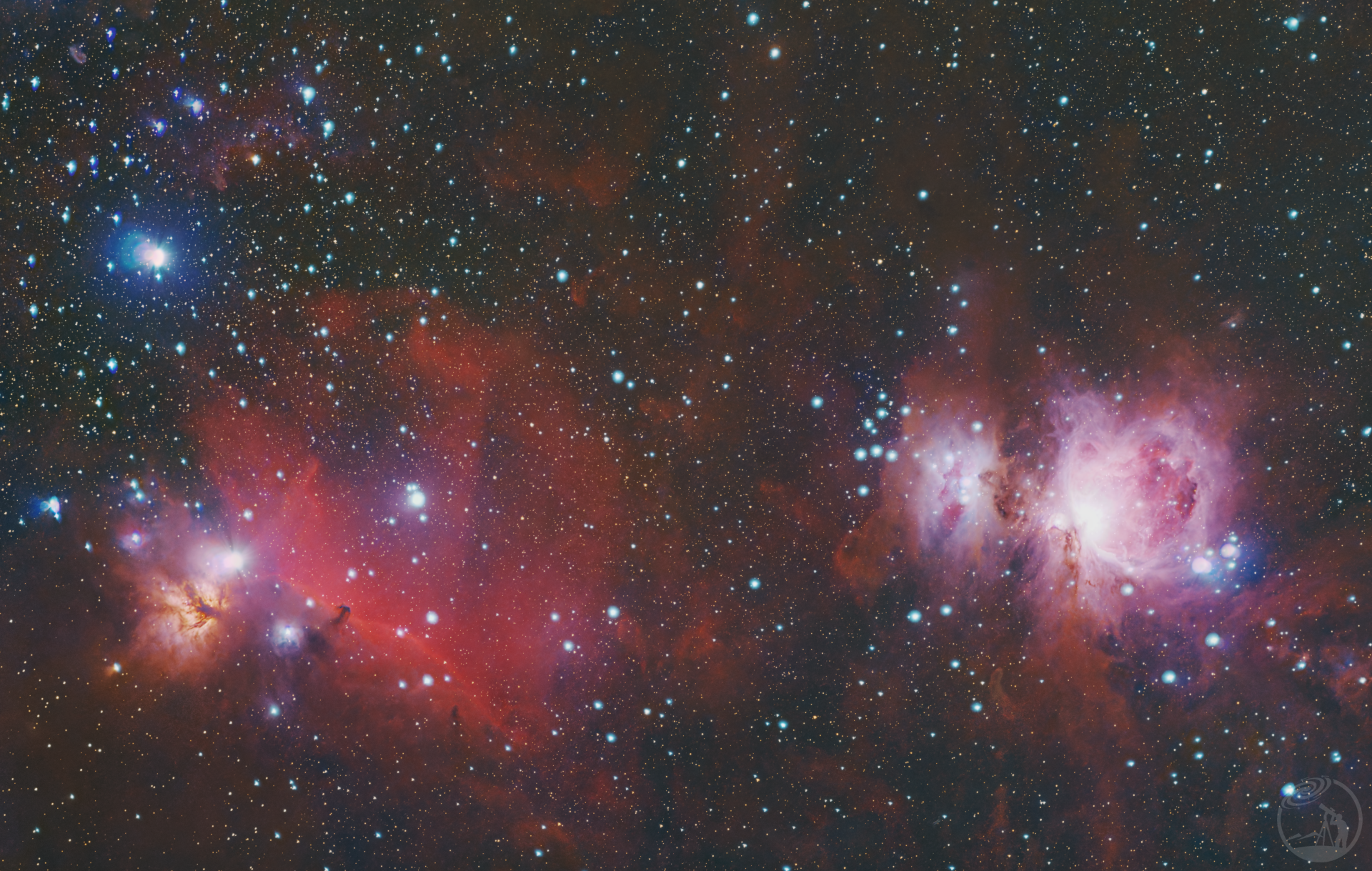 马头星云合影猎户座