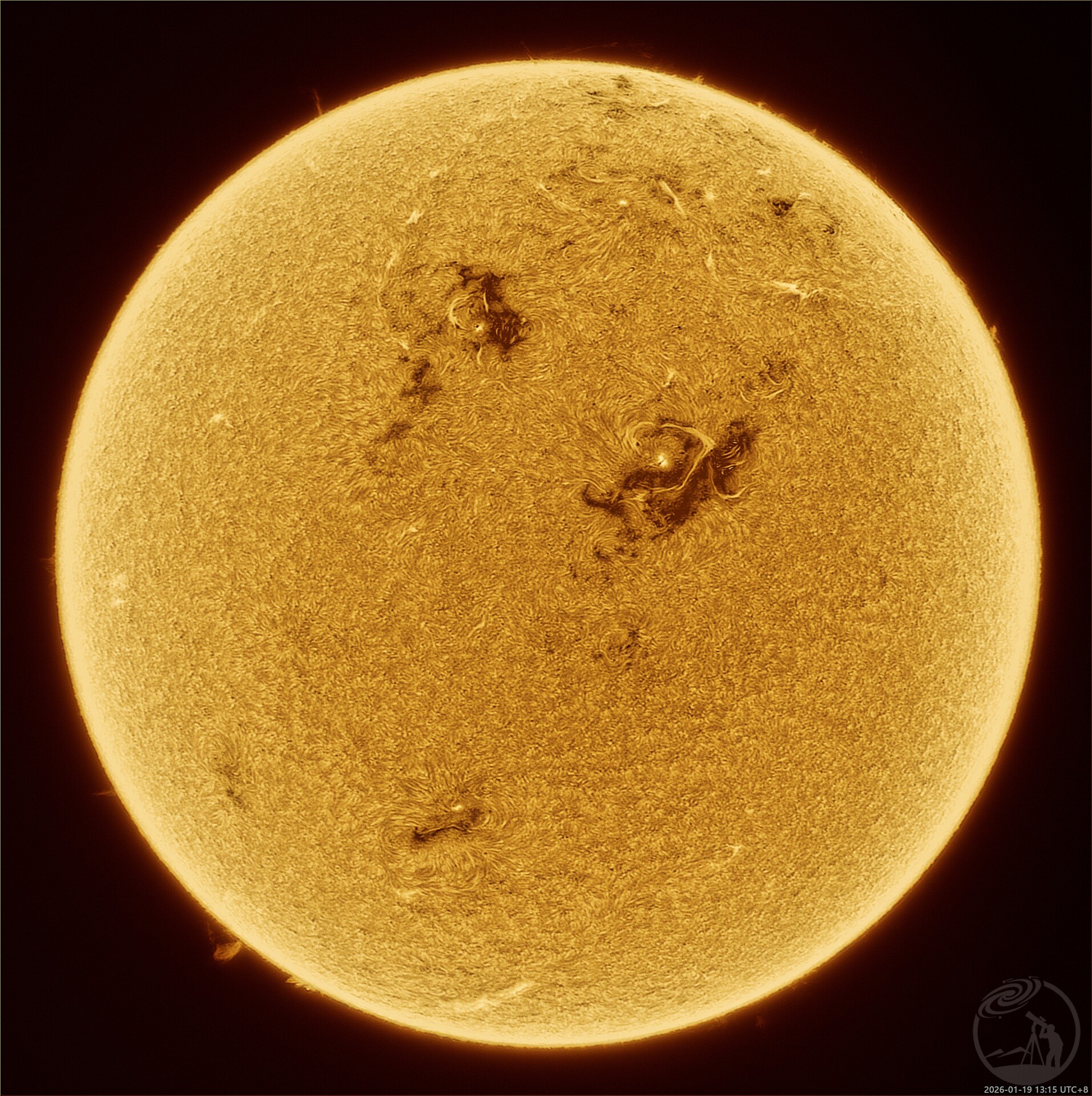 耀斑爆发后的日面