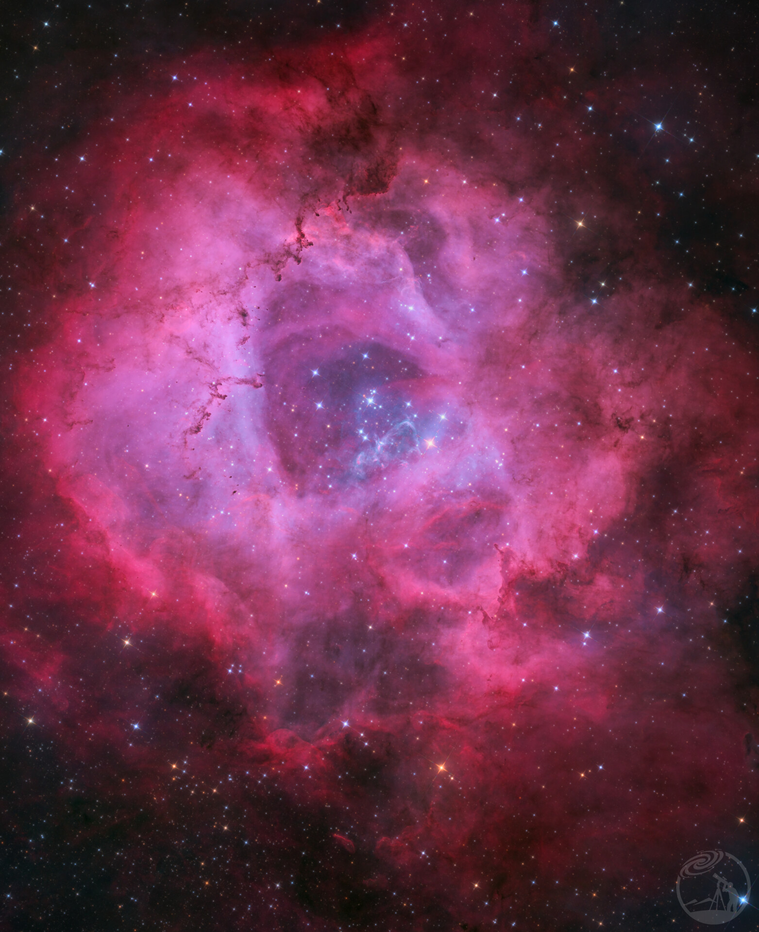 NGC2237 须弥山“真彩版”