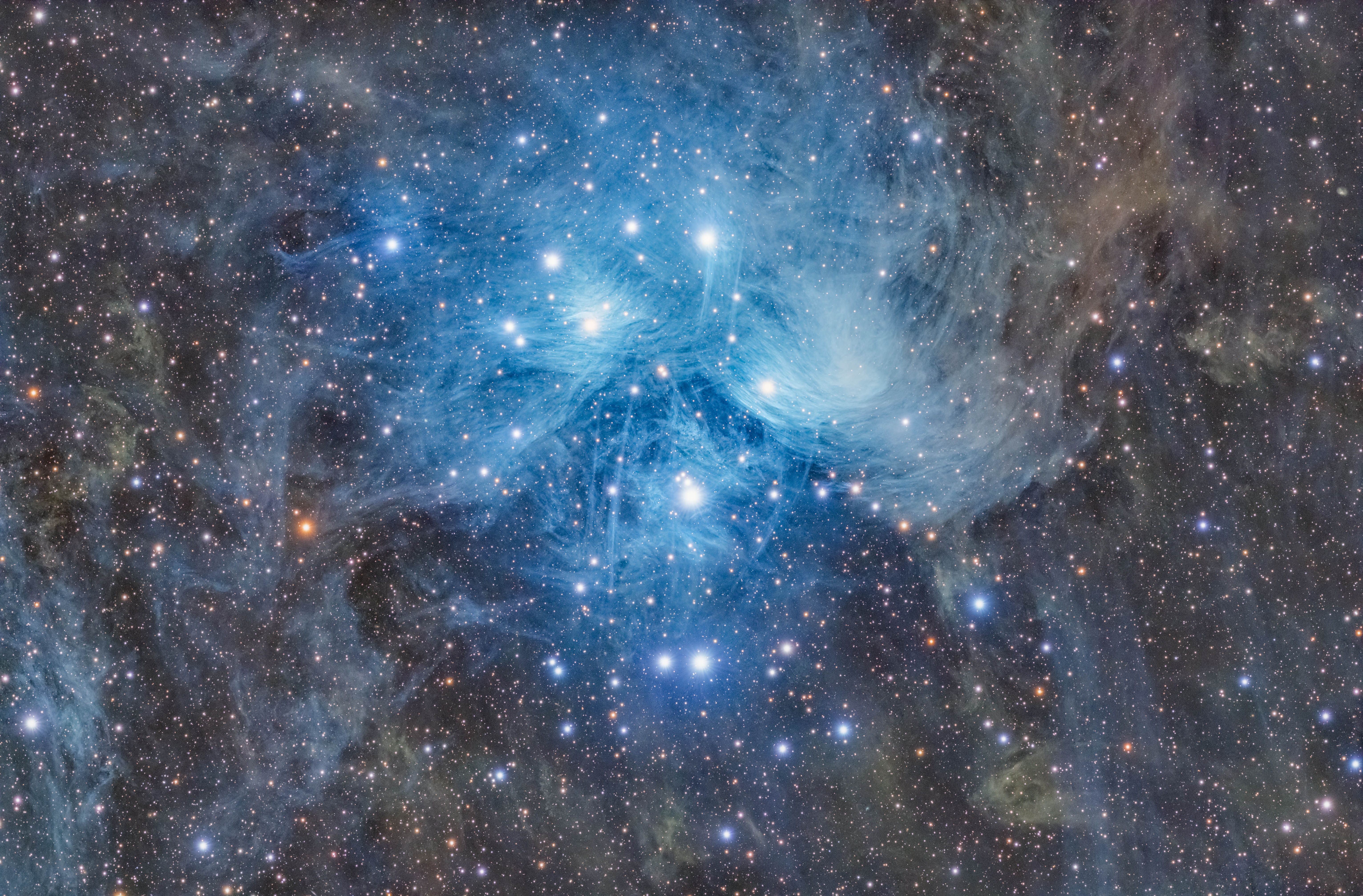 M45 昴星团 2800mm海拔 2.5级黑区打野拍摄