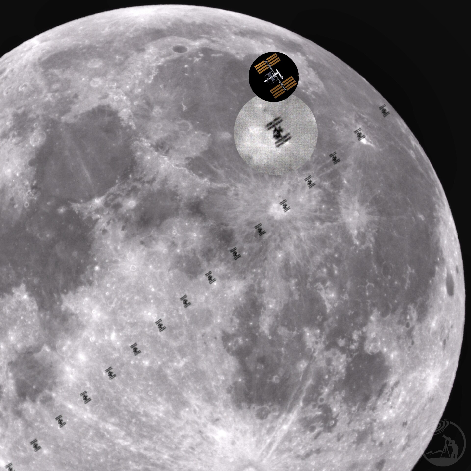 国际空间站凌月