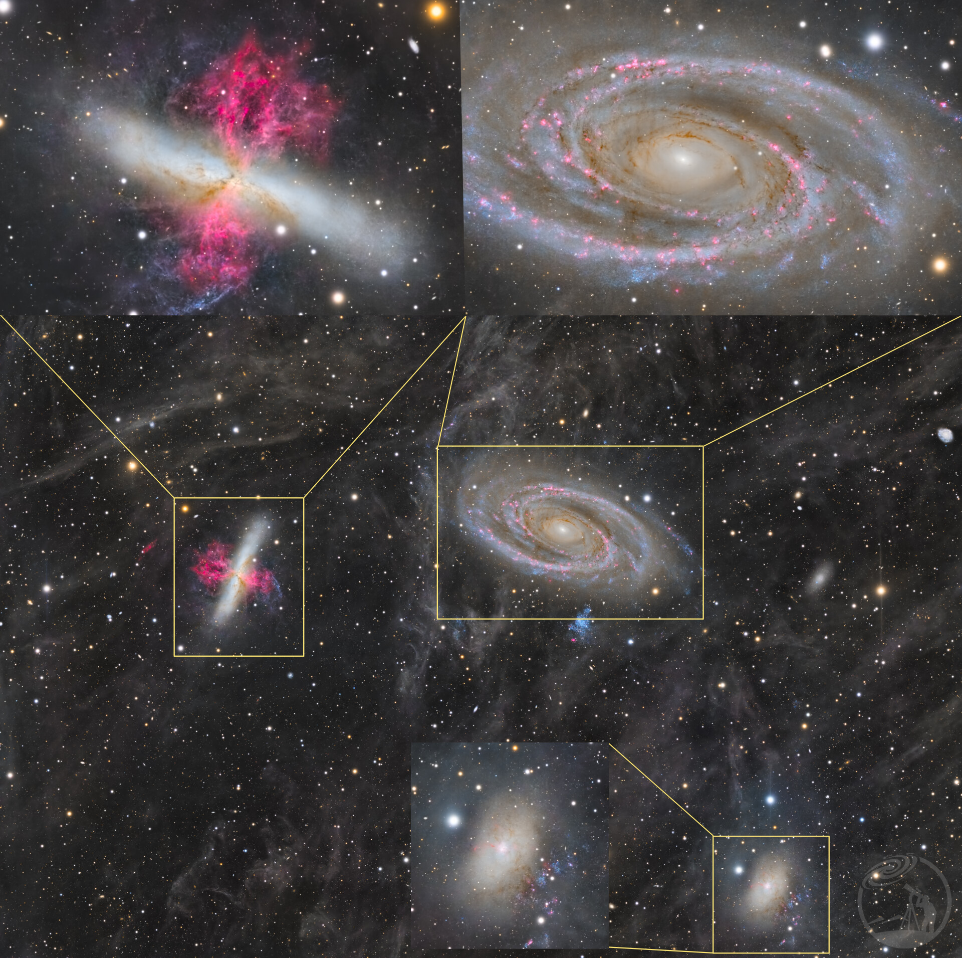 星海拾珍-M81,M82 & NGC3077