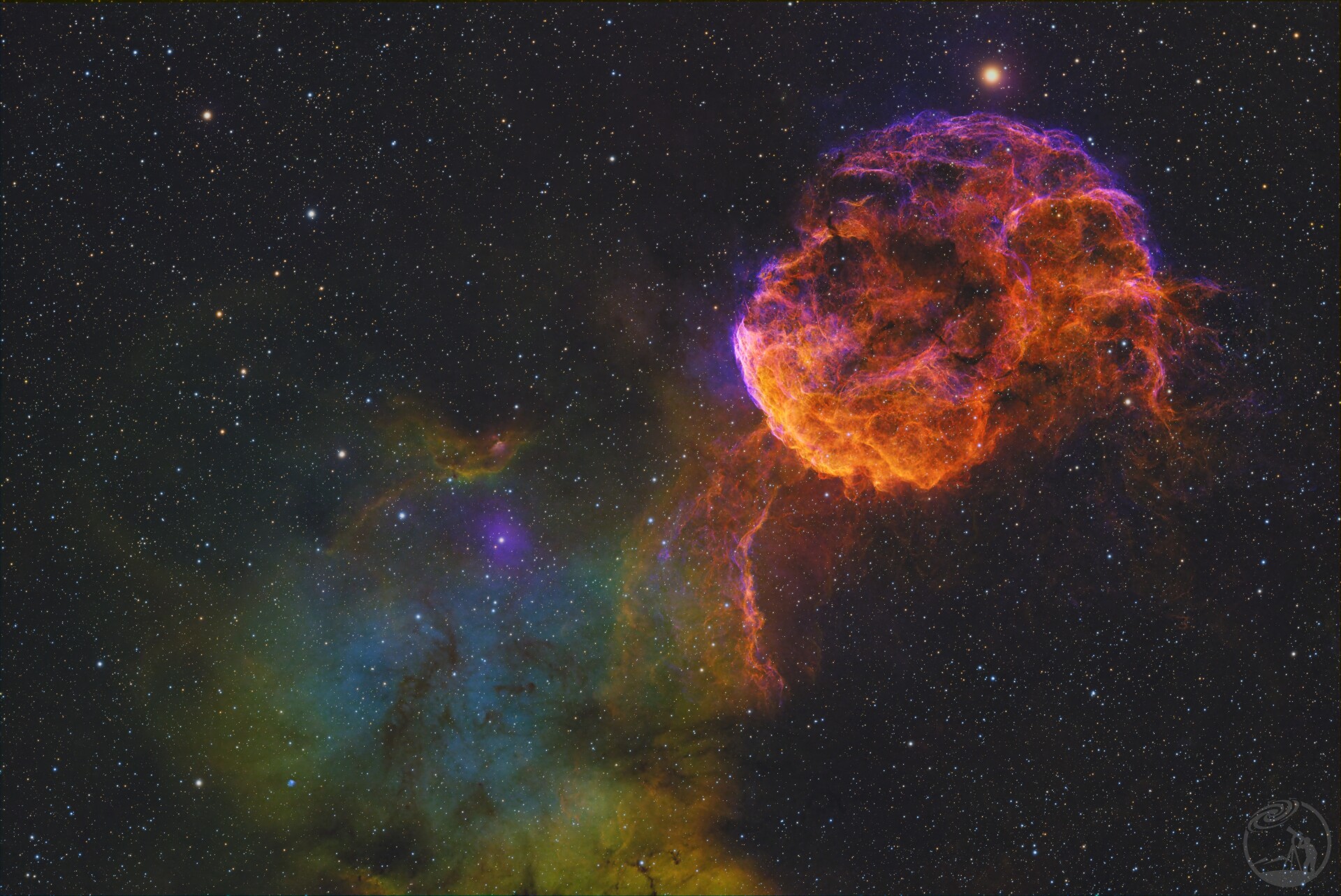 打野水母星云 IC443