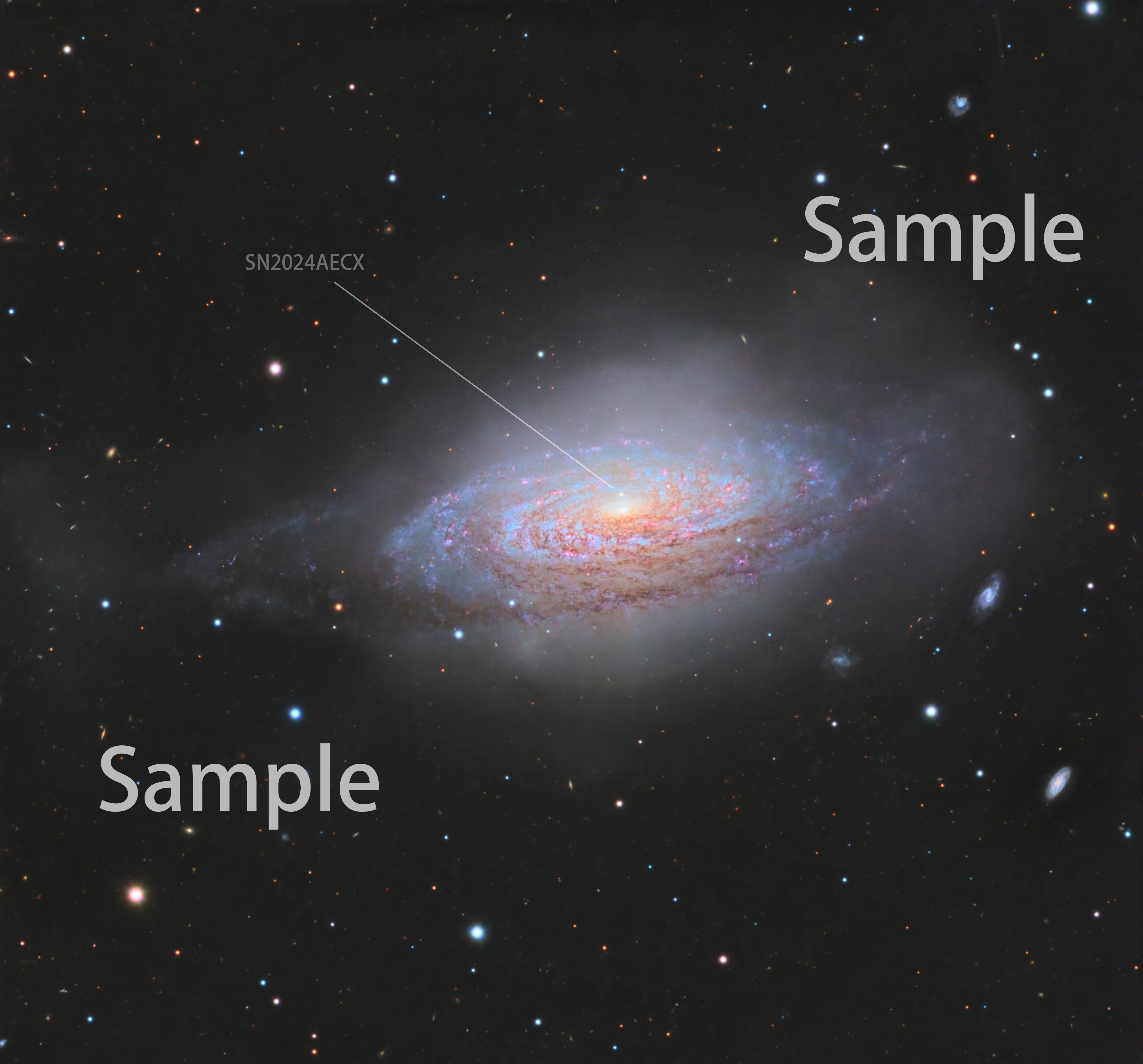 NGC3521星系与超新星SN2024AECX