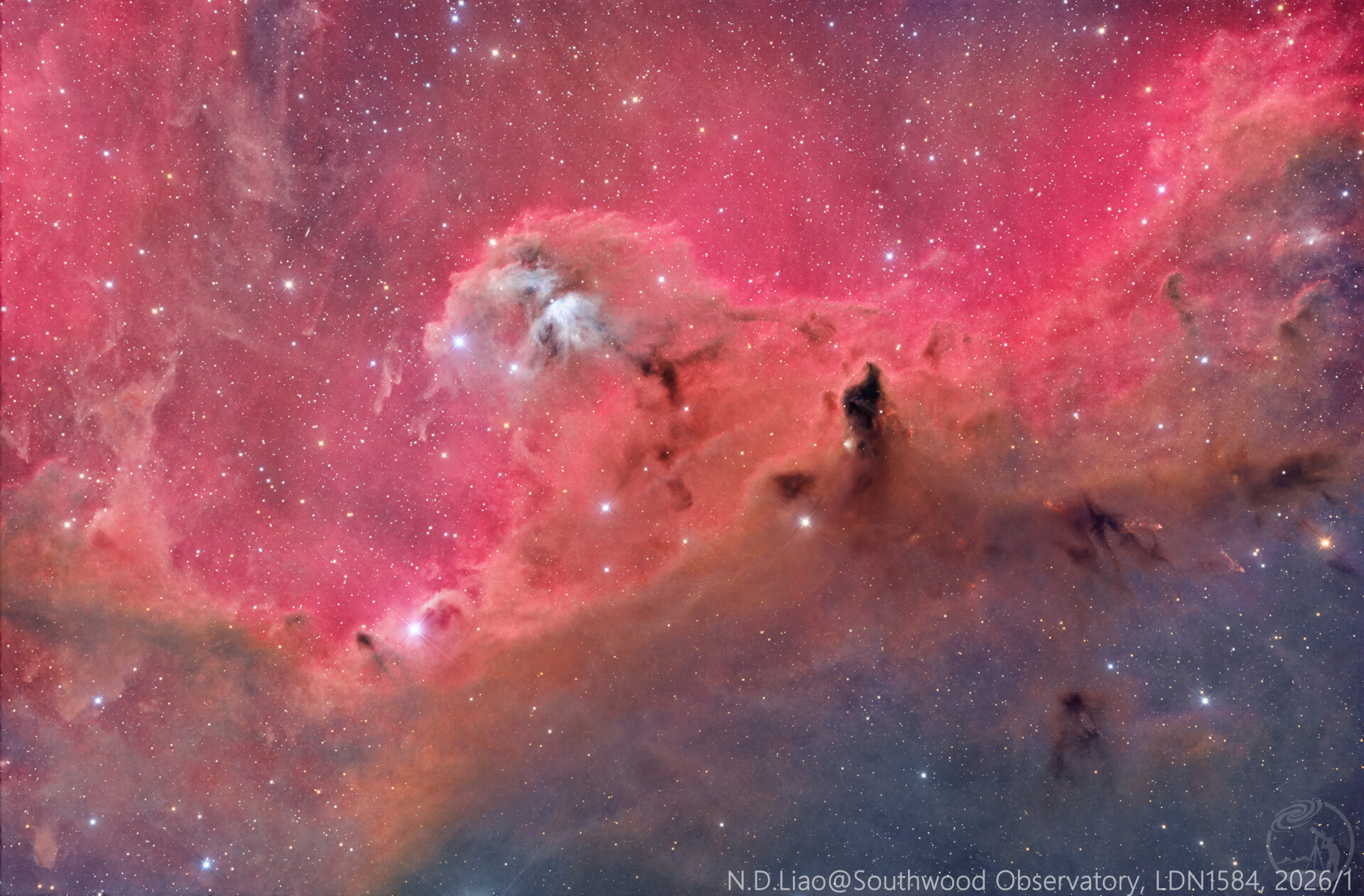 猎户座头部暗云气