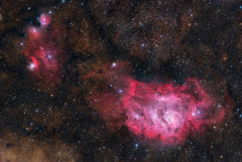 Askar80ED礁湖星云野外拍摄素材