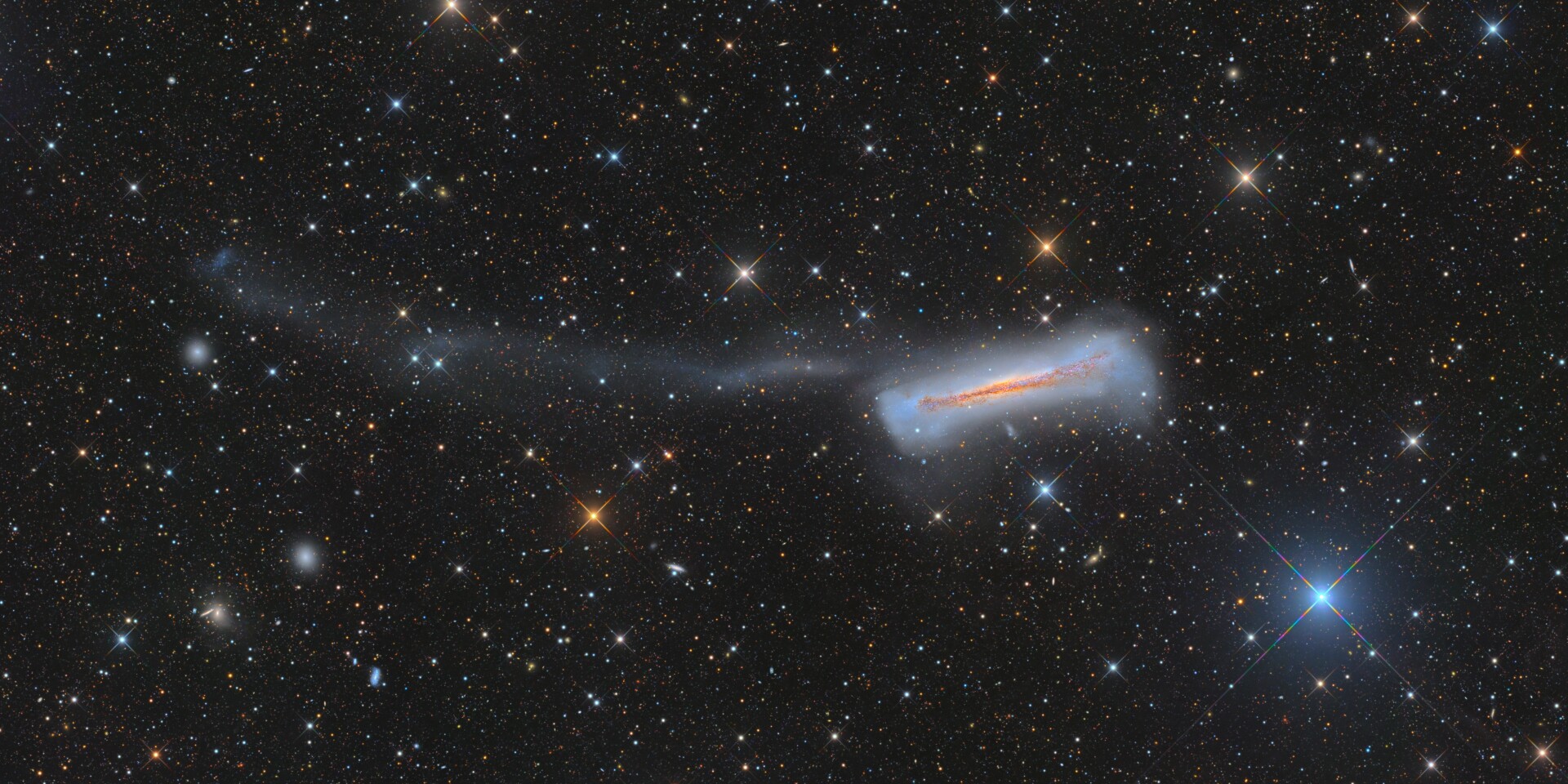 NGC3628 LRGB