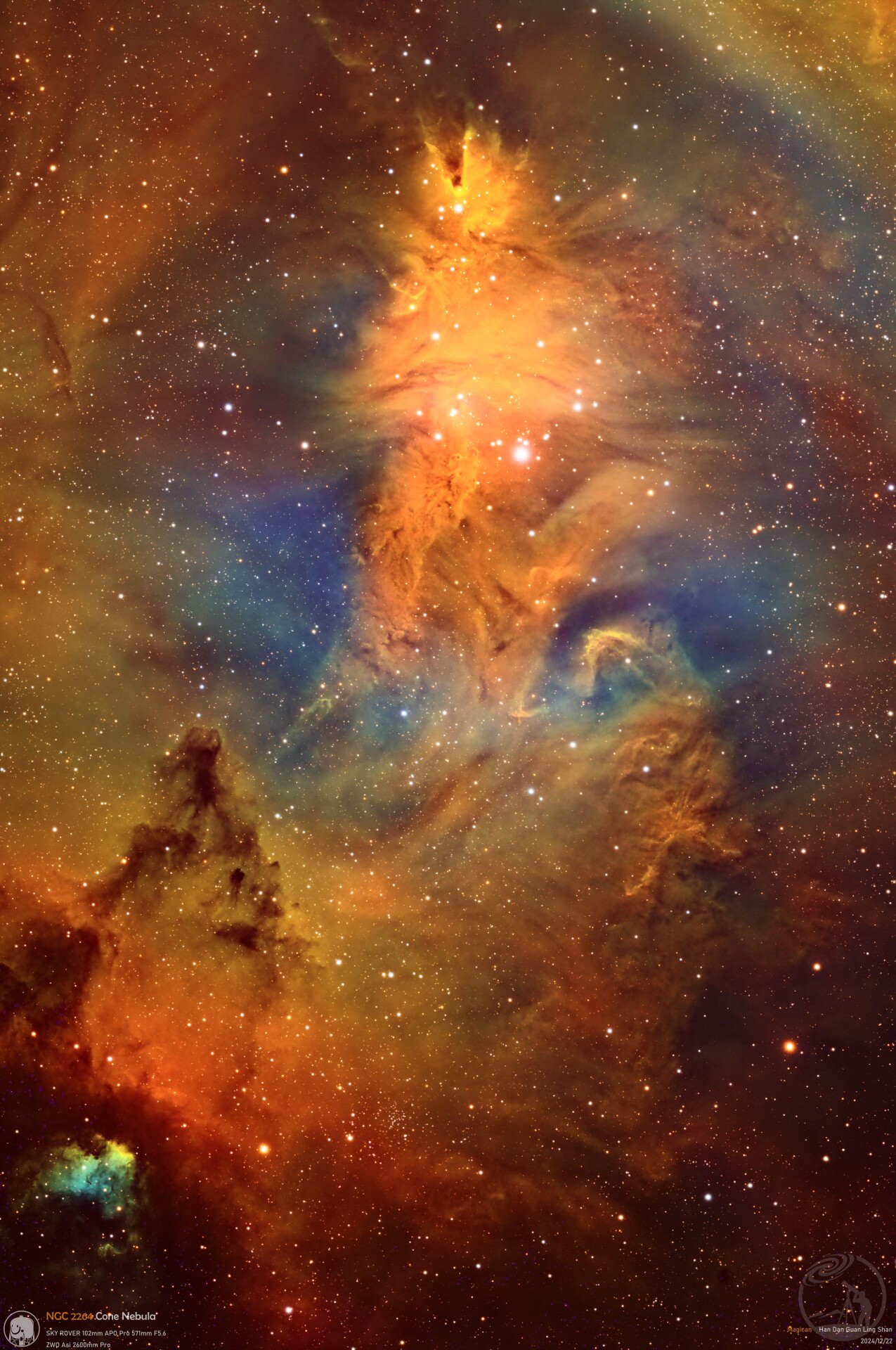 NGC2264 圣诞树星云 重制版