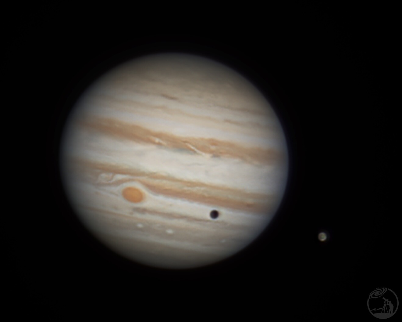 美轮美奂的木星和太阳系最大卫星