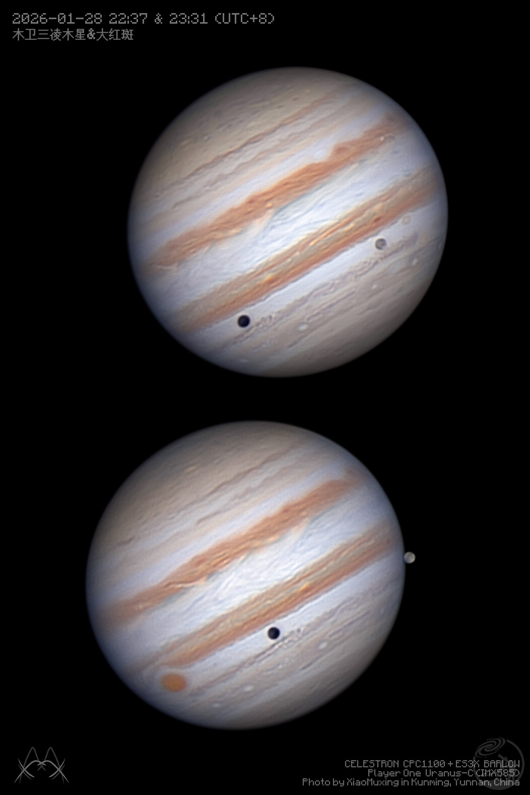 1月28日木卫三凌木星