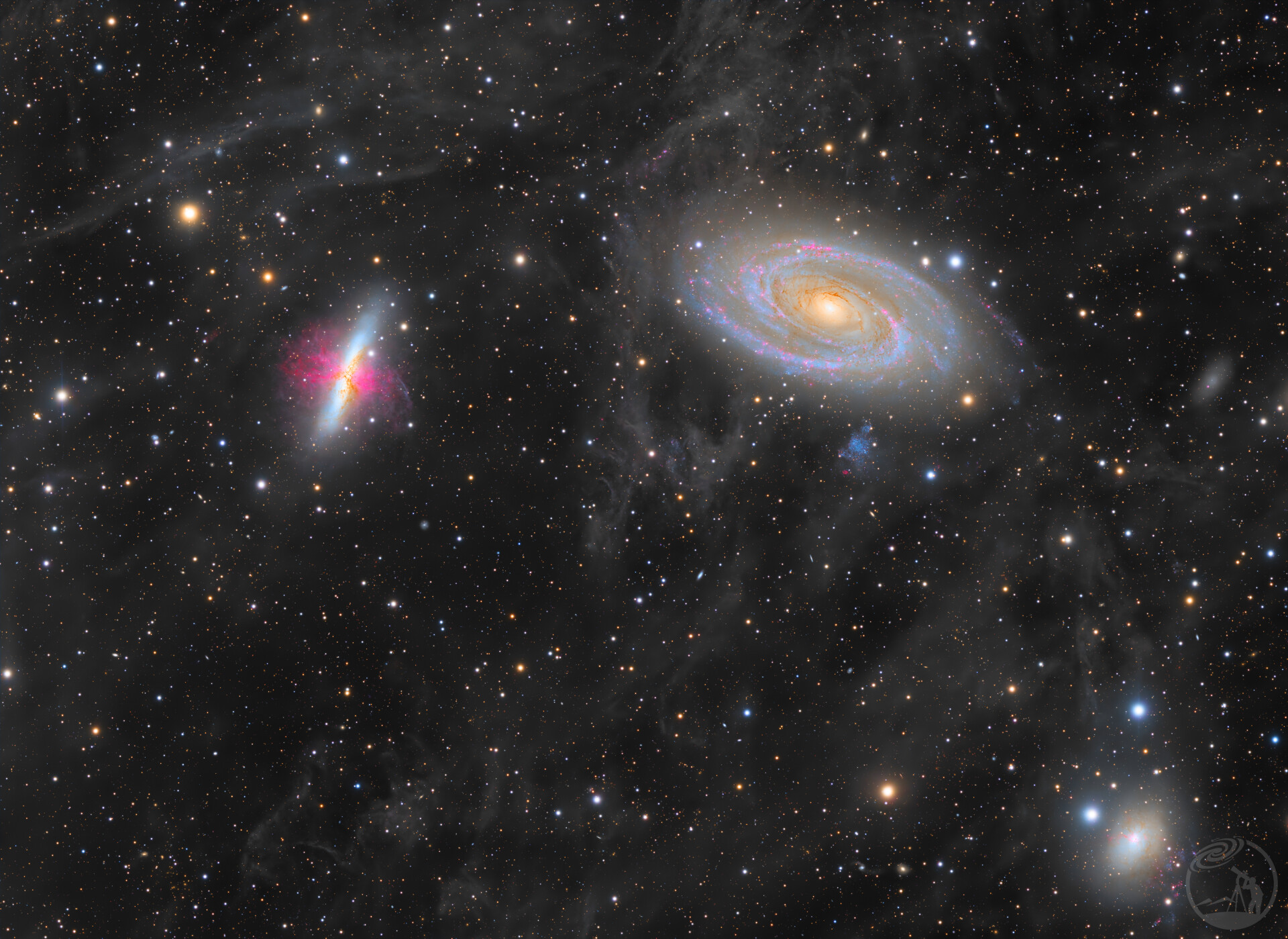 M81-M82-NGC3077