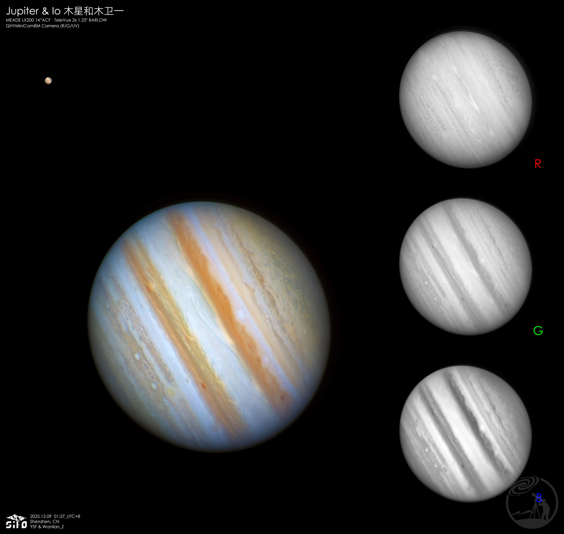 极致视宁度下的绚丽木星