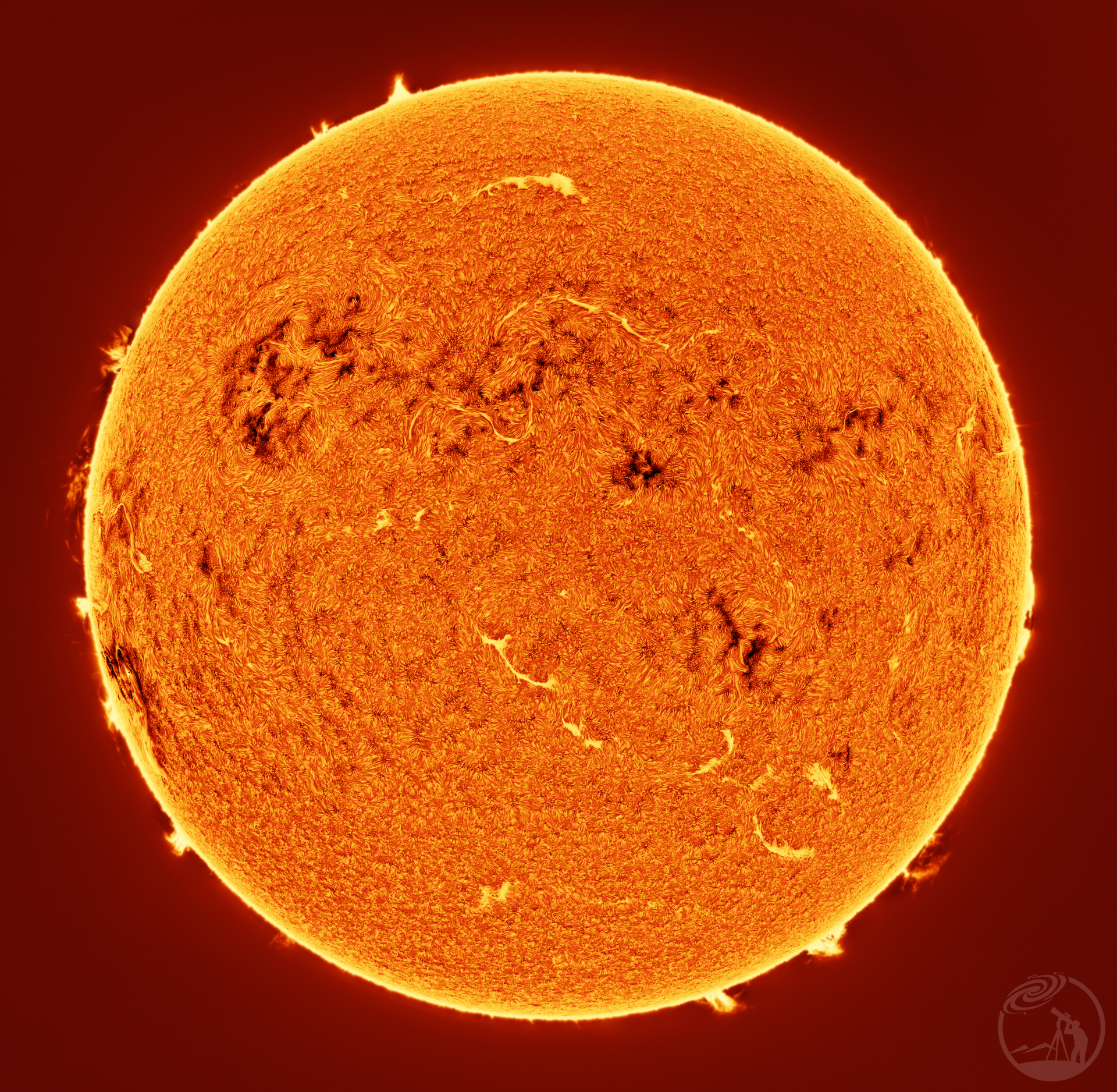 100日珥镜全日面