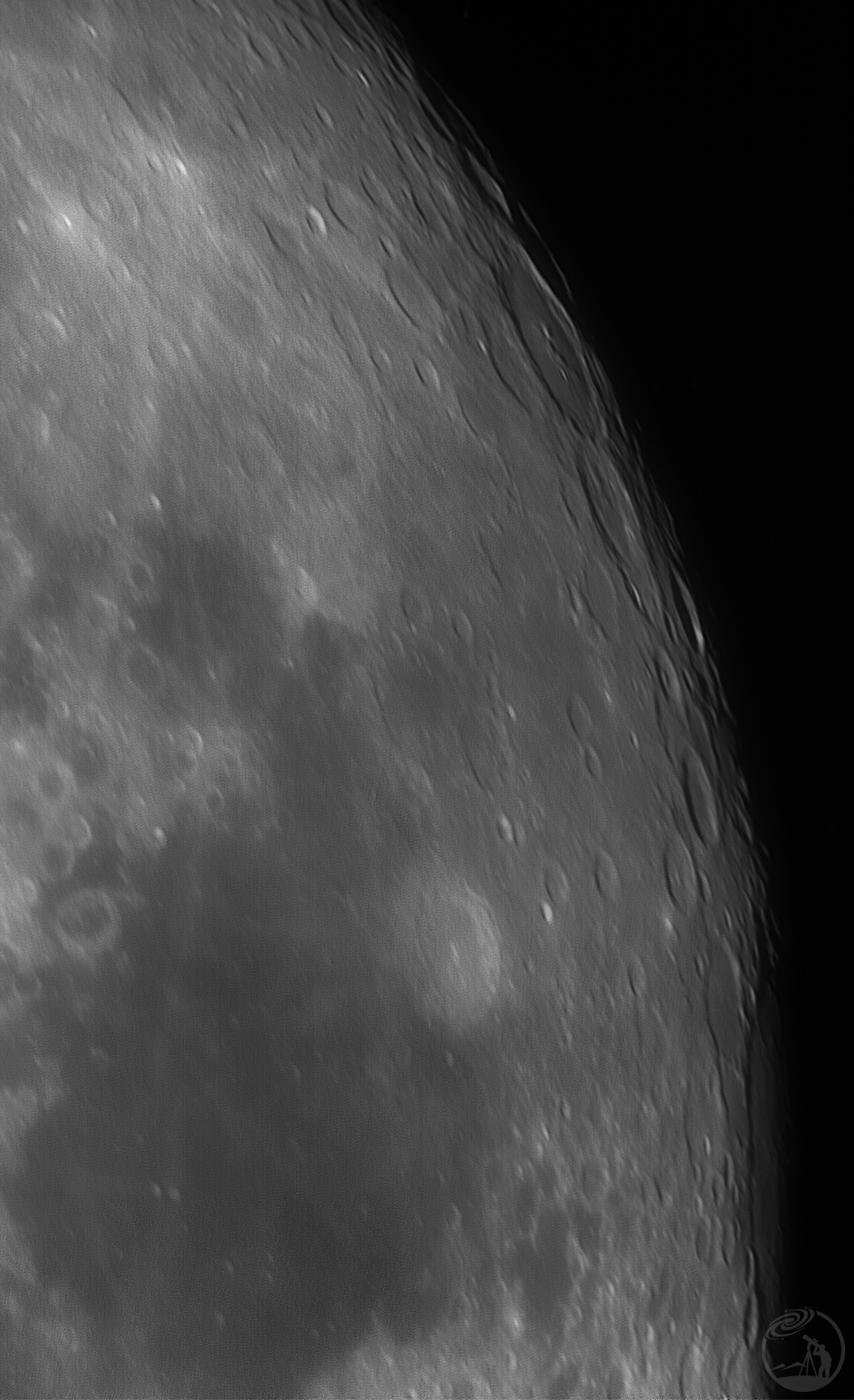 满月月面局部特写