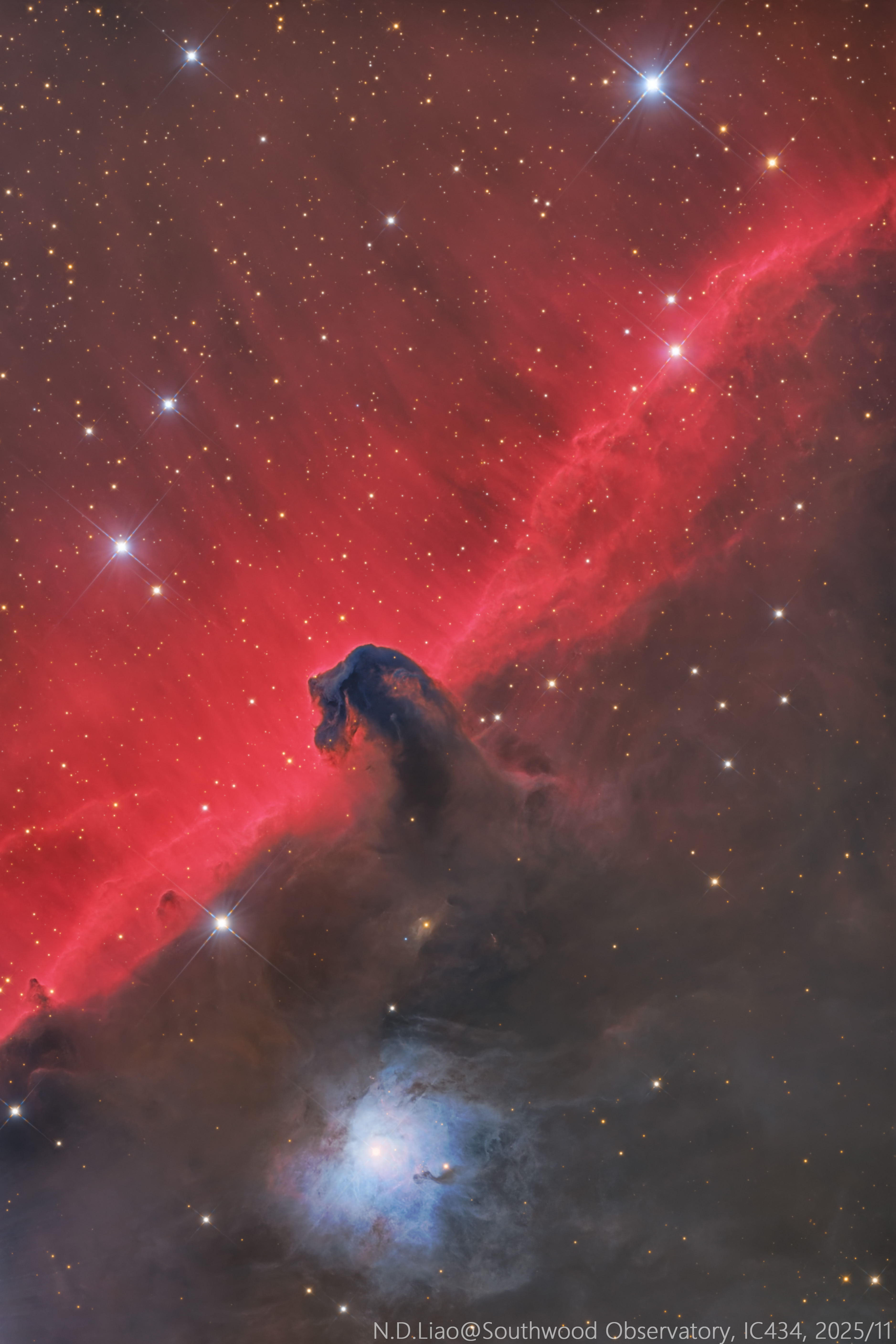 素材升级，三套素材，加量不加价*极品素材*IC434马头星云（广东第一峰天文观测站出品）