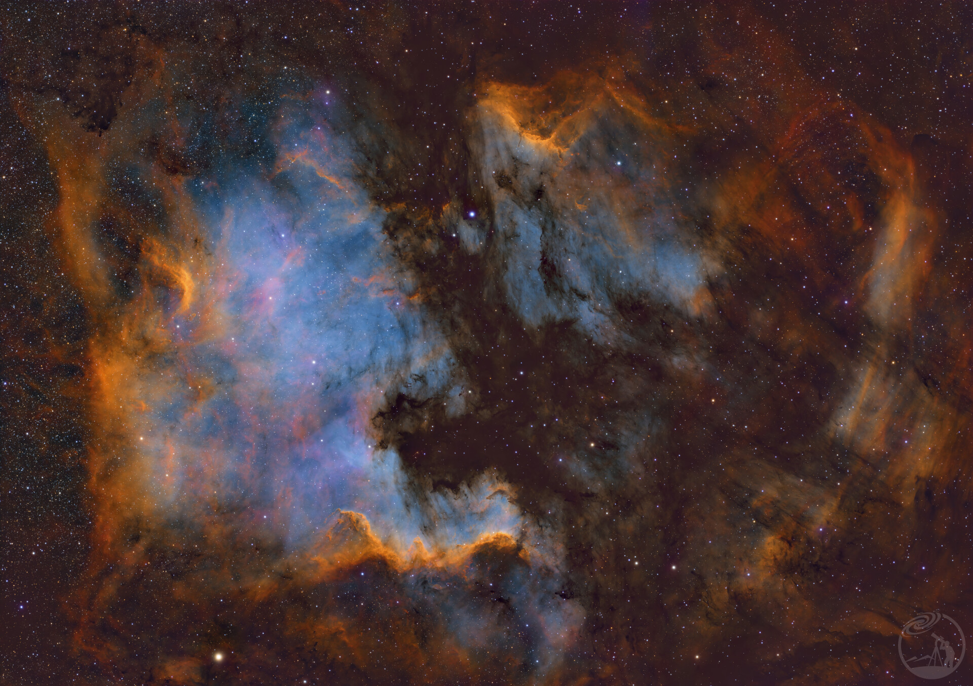 50小时！NGC7000！来自天鹅座的壮美之墙