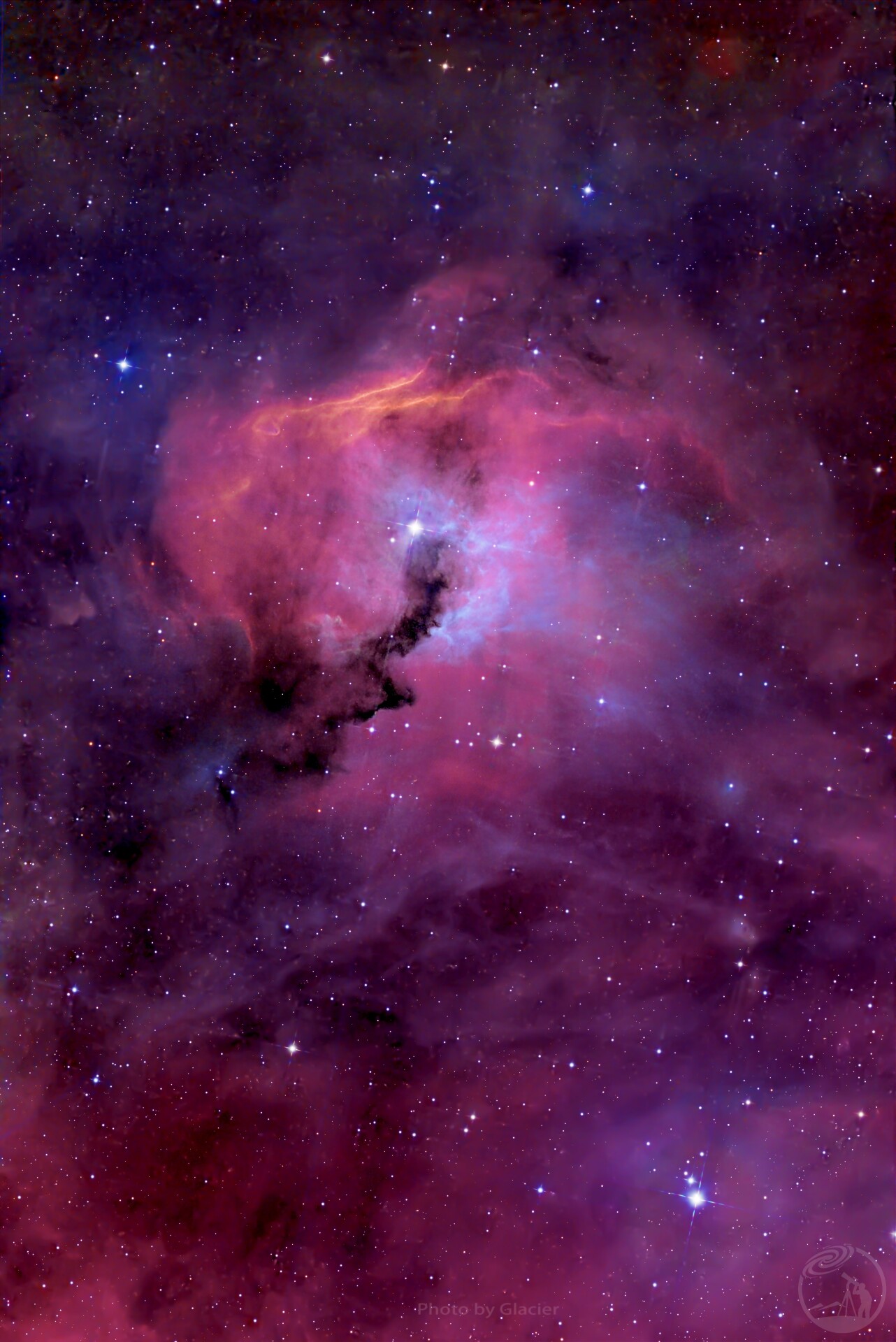 海鸥星云的头部IC2177