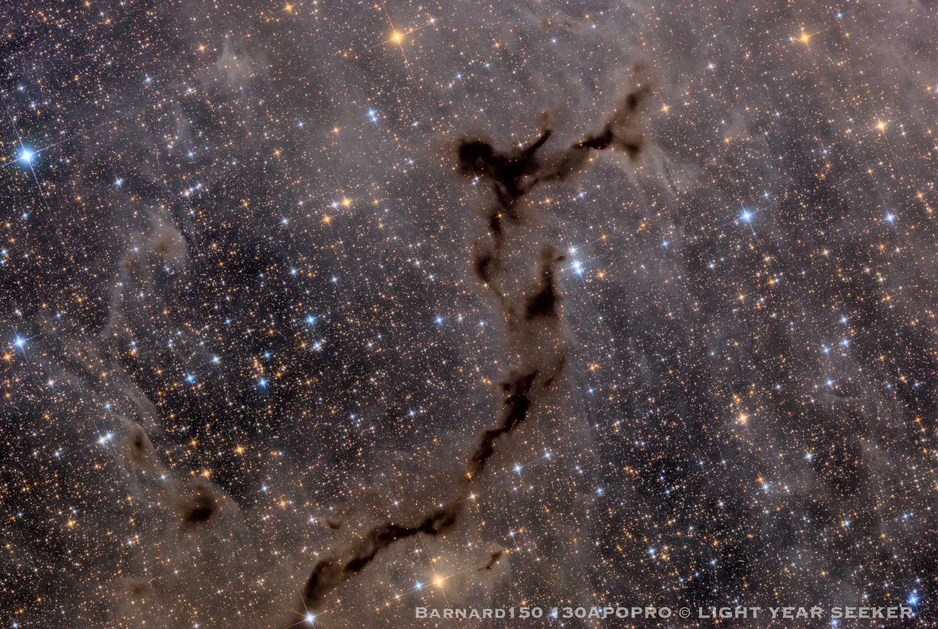 【日图】黑区暗星云 Barnard150