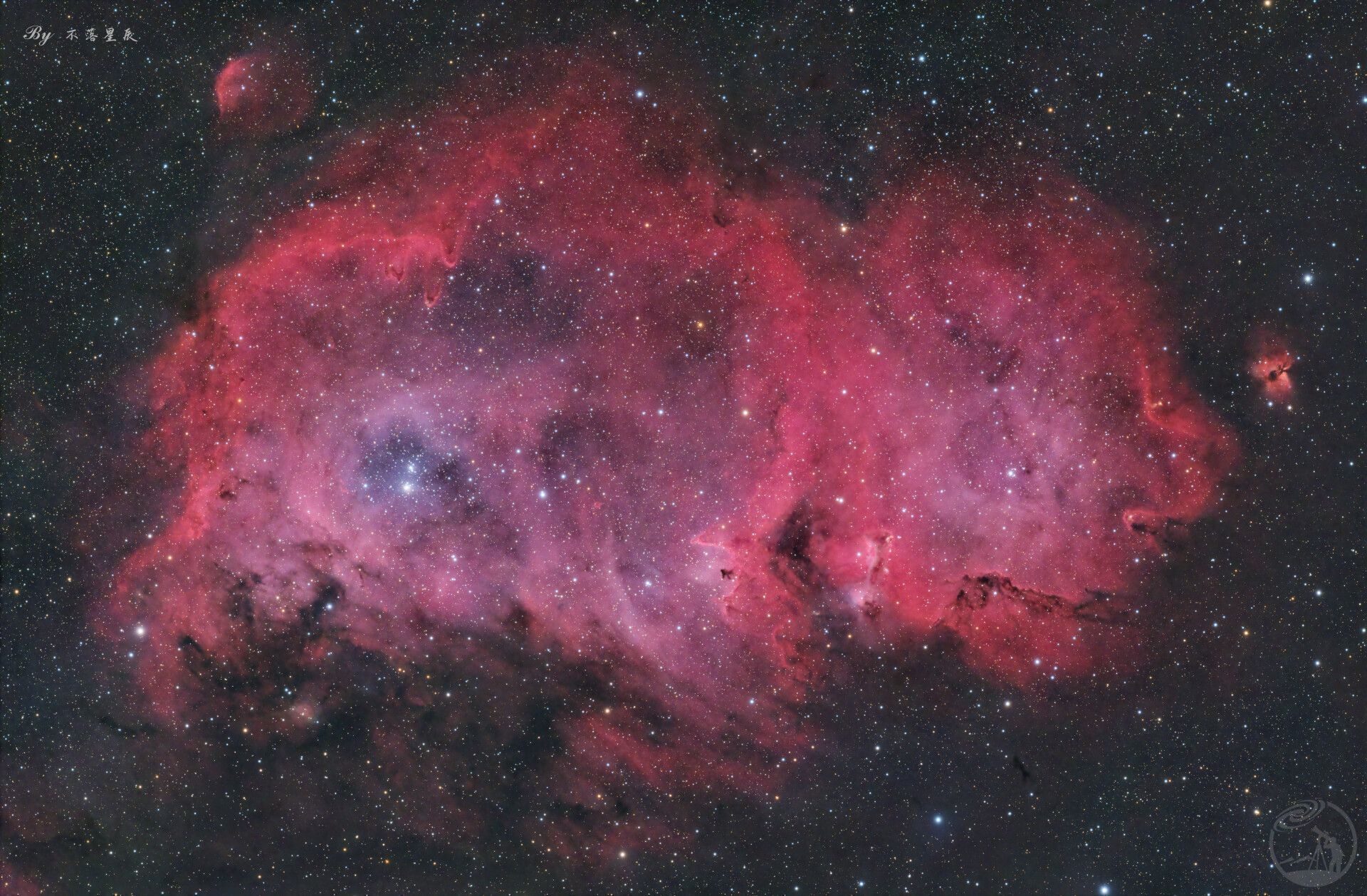 IC1848 灵魂星云（RGB版）