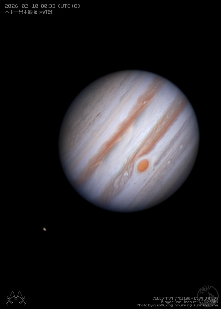 木星与月牙木卫一