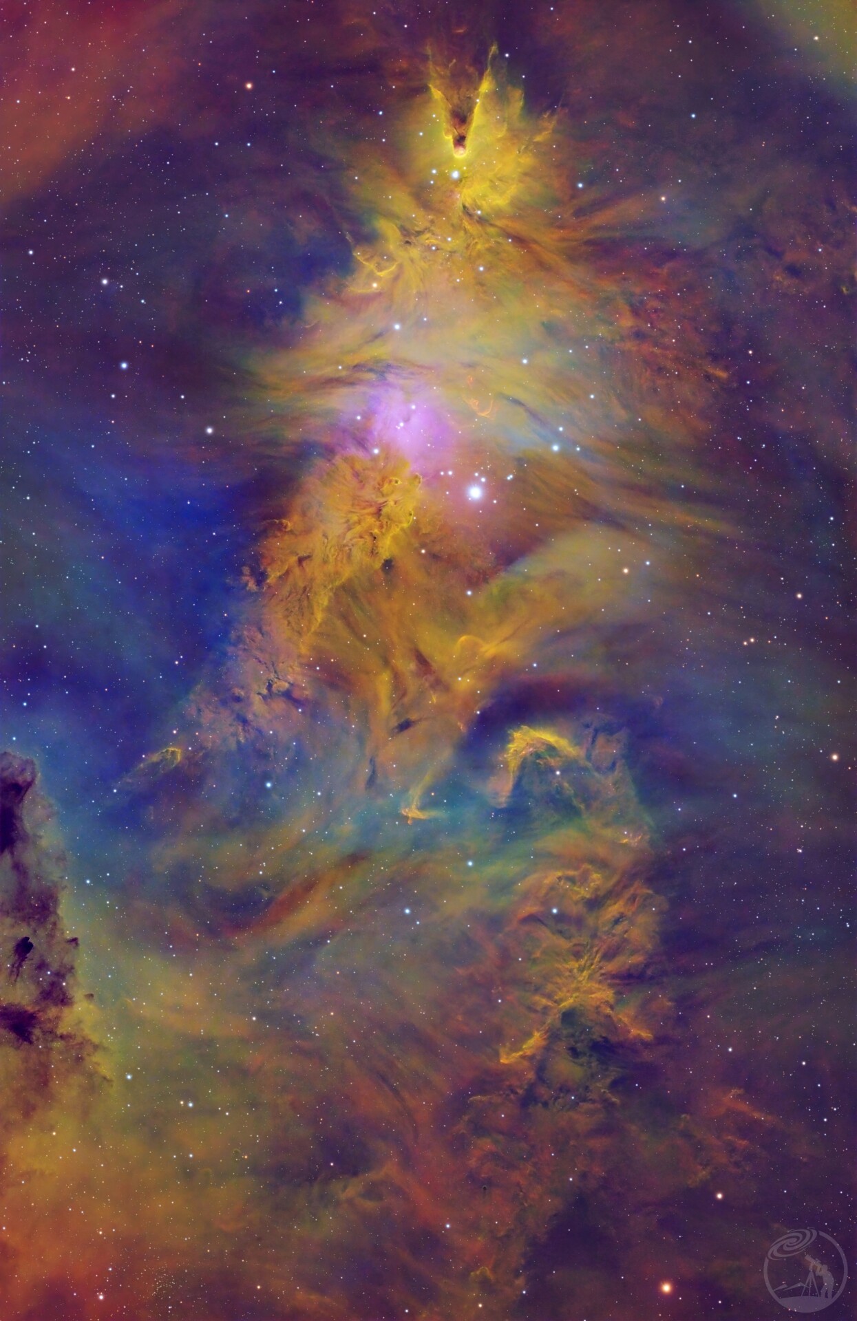 NGC2264圣诞树SHO色