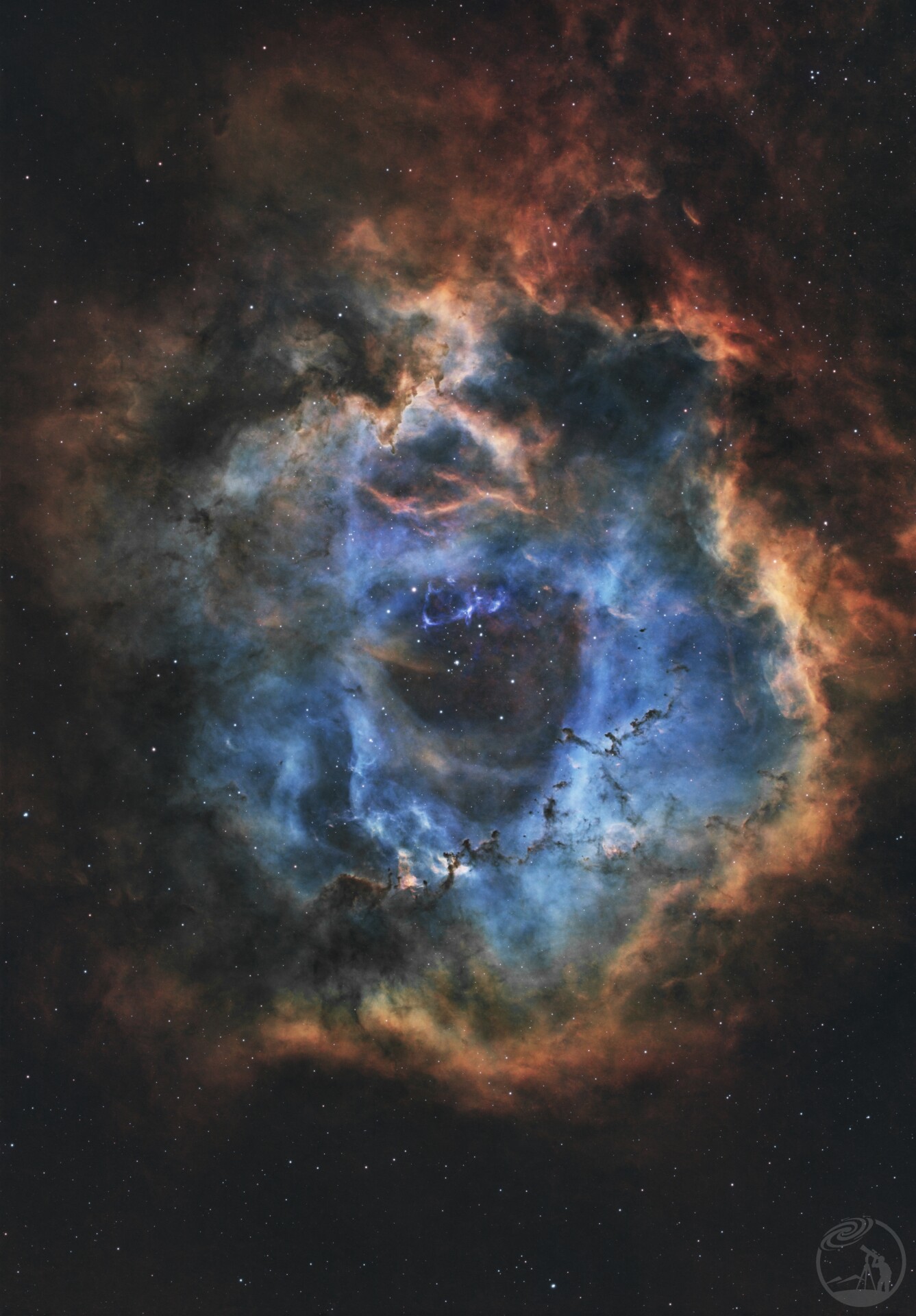 NGC2237玫瑰星云哈勃色