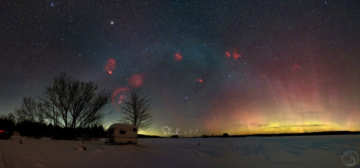 地磁爆下的冬季银河