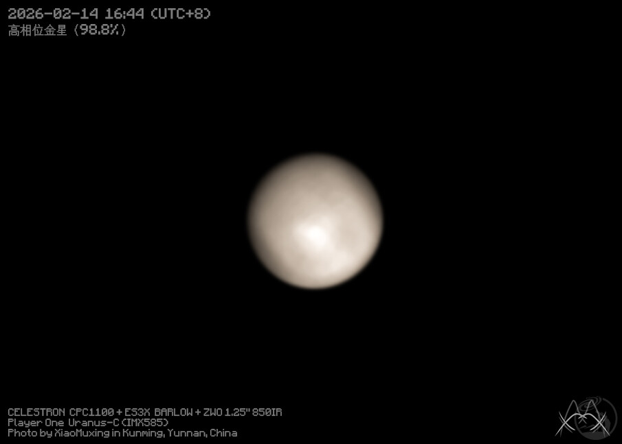 98.8%高相位金星